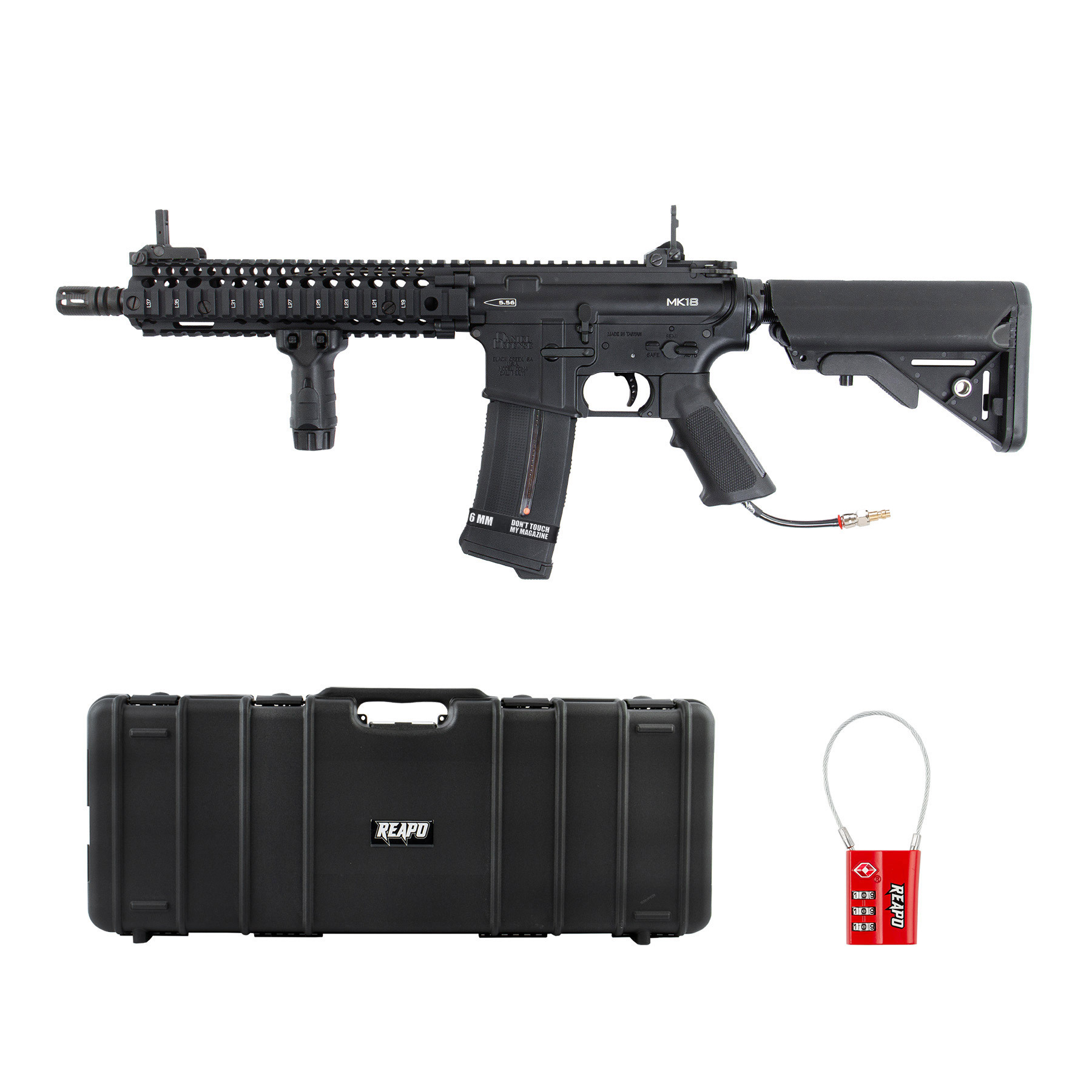 SAC x Polarstar Daniel Defense MK18, HPA, Black