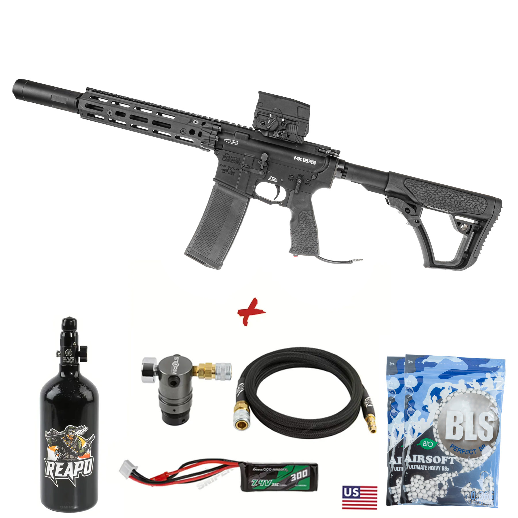 Prep my HPA Deal #2 - Wolverine MTW Daniel Defense RIS III Milspec HPA, Black