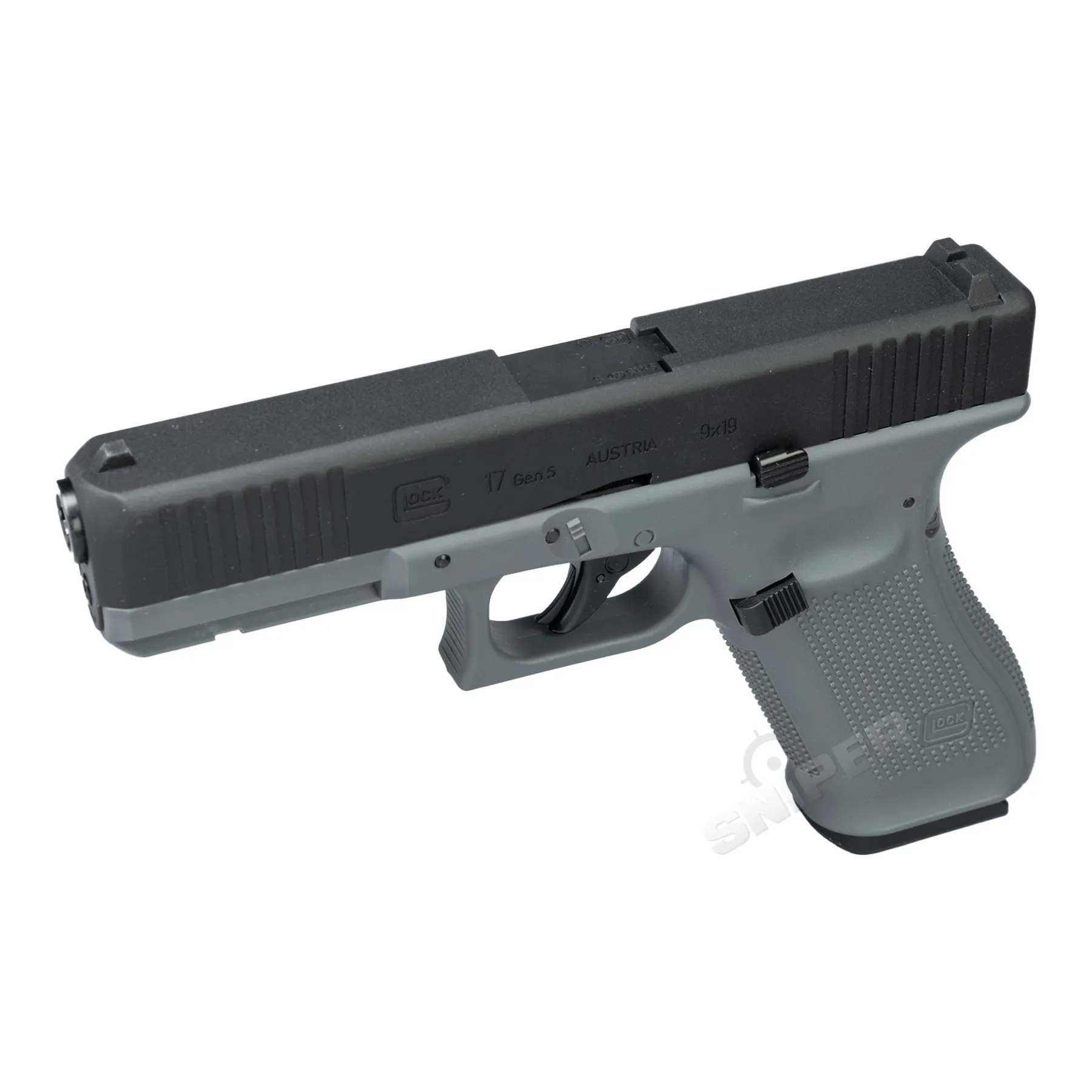 Glock 17 Gen 5 CO2 Softair Pistole, Tungsten Gray