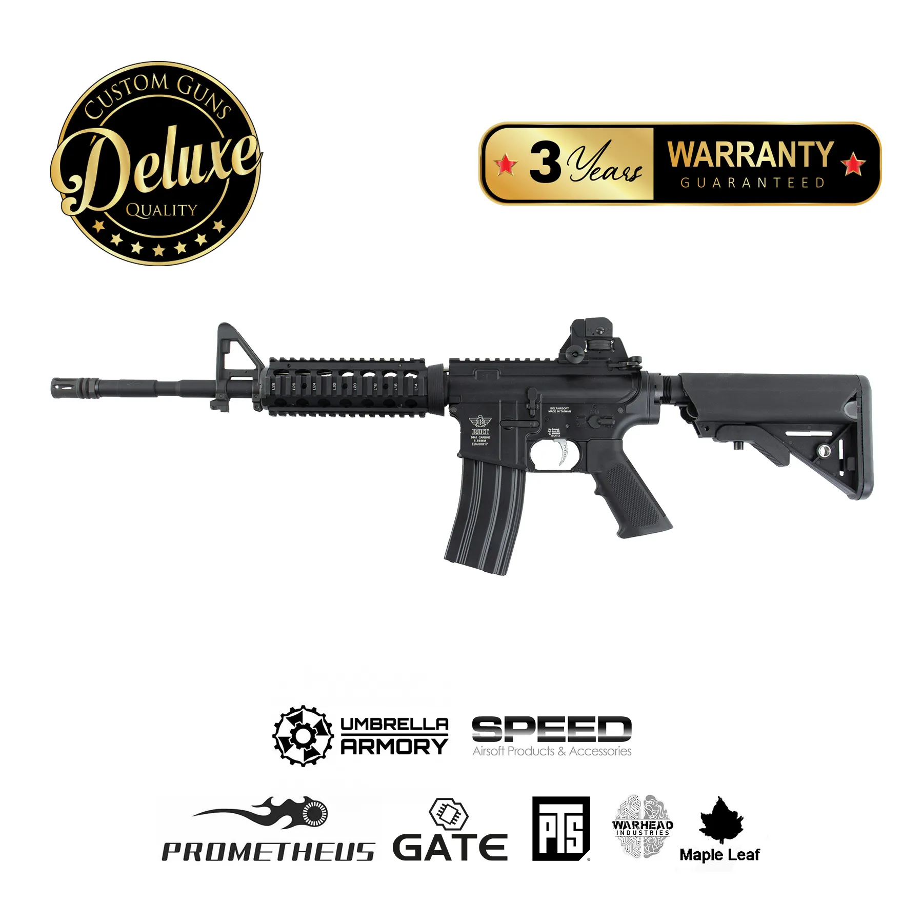 SAC Custom x Bolt B4 Sopmod, Black SAC Custom x Bolt B4 Sopmod, Black