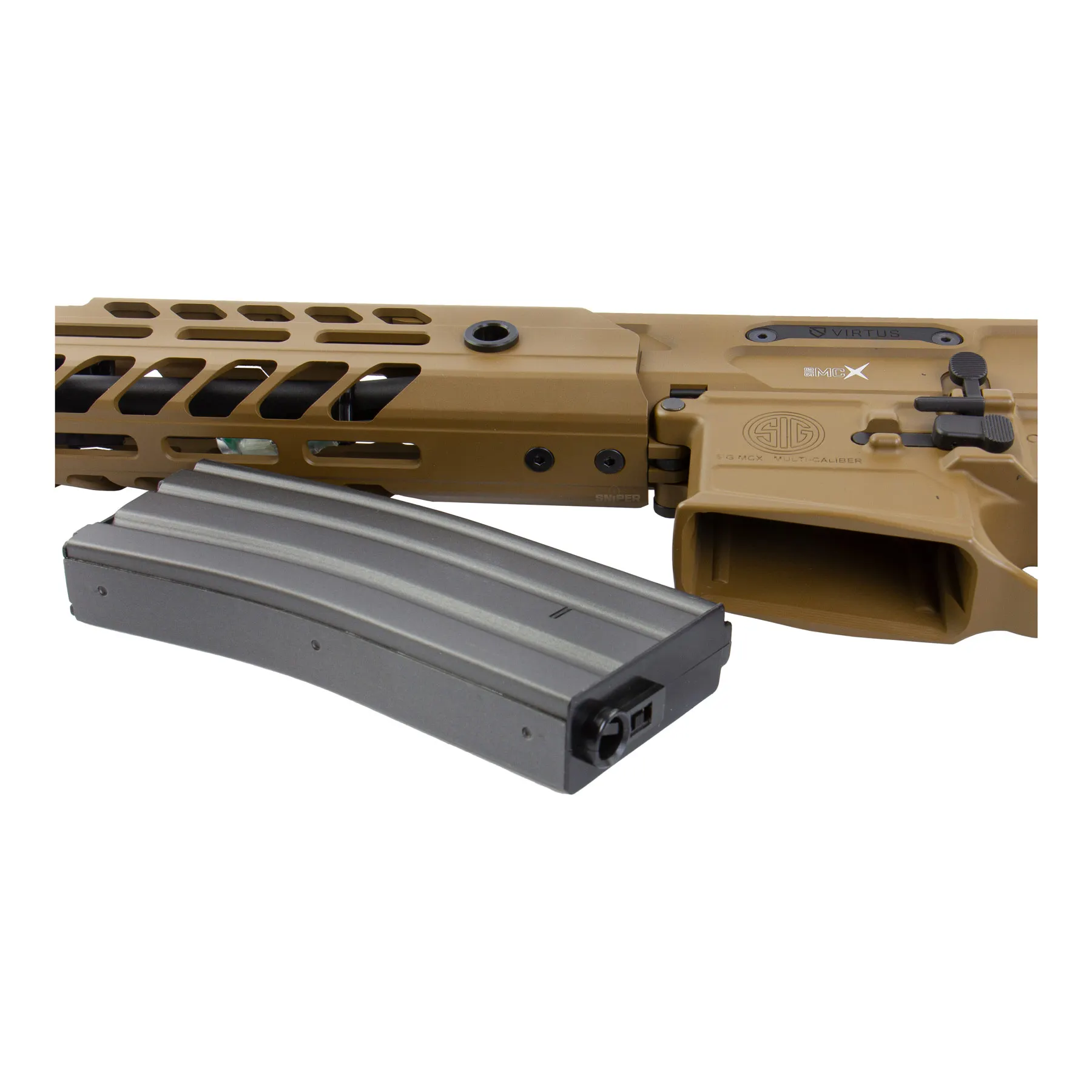 Sig Sauer Proforce MCX Coyote (S)AEG, Tan Sig Sauer Proforce MCX Coyote (S)AEG, Tan