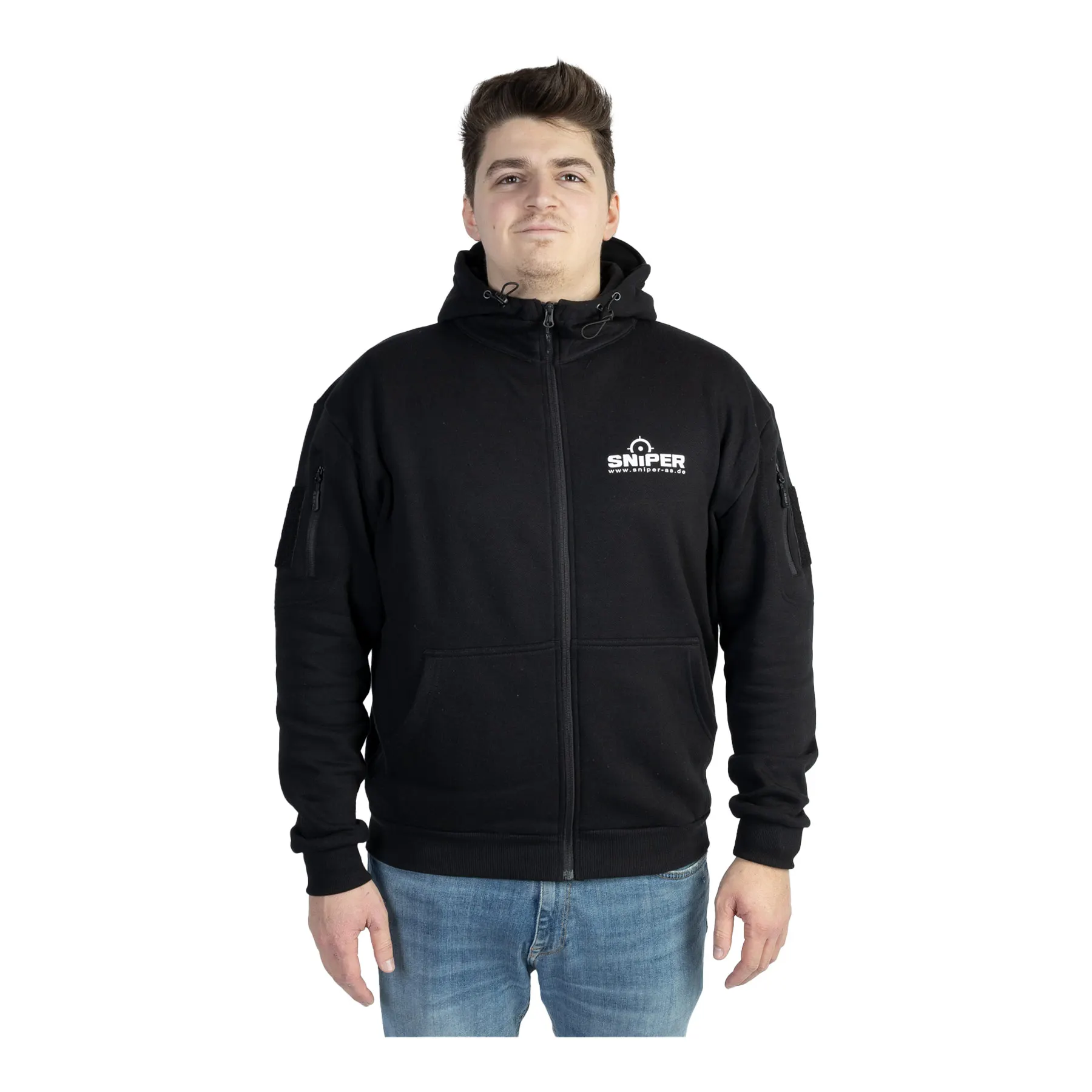 Sniper-As Tactical Hoodie, Black Sniper-As Tactical Hoodie, Black