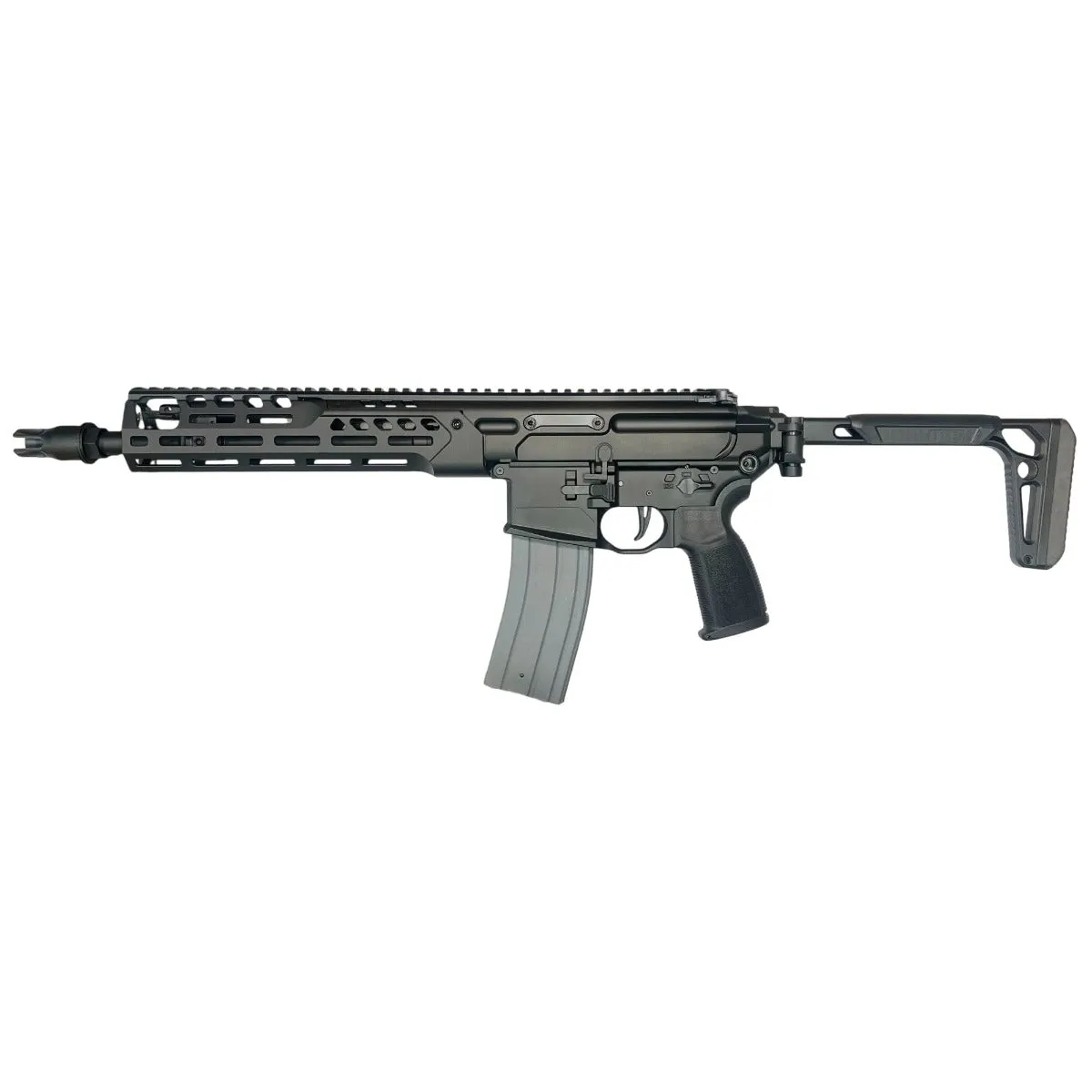 Well Pro WCX M4 MWS GBB 10" Airsoft Rifle, Black