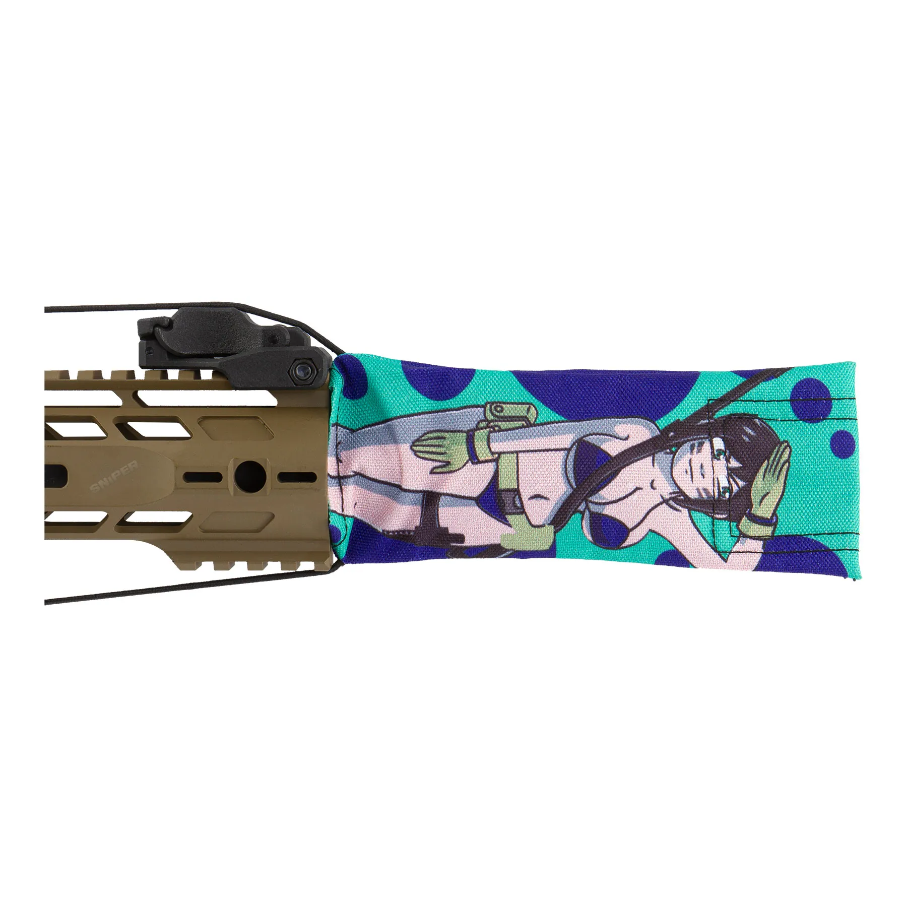 Laufsocke, 17x7,5cm, Sniper Girl Laufsocke, 17x7,5cm, Sniper Girl