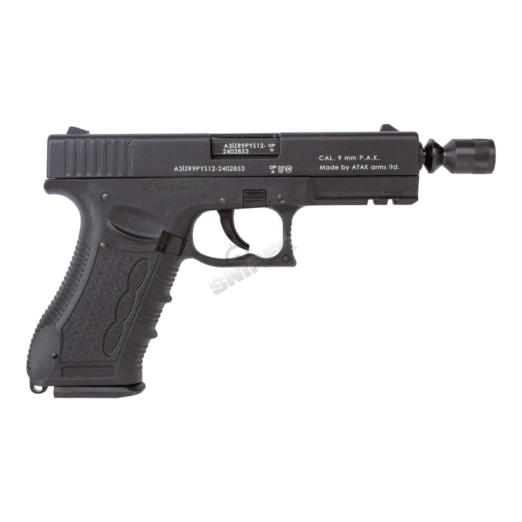 Zoraki 917 9mm P.A.K. Schreckschusspistole, Black