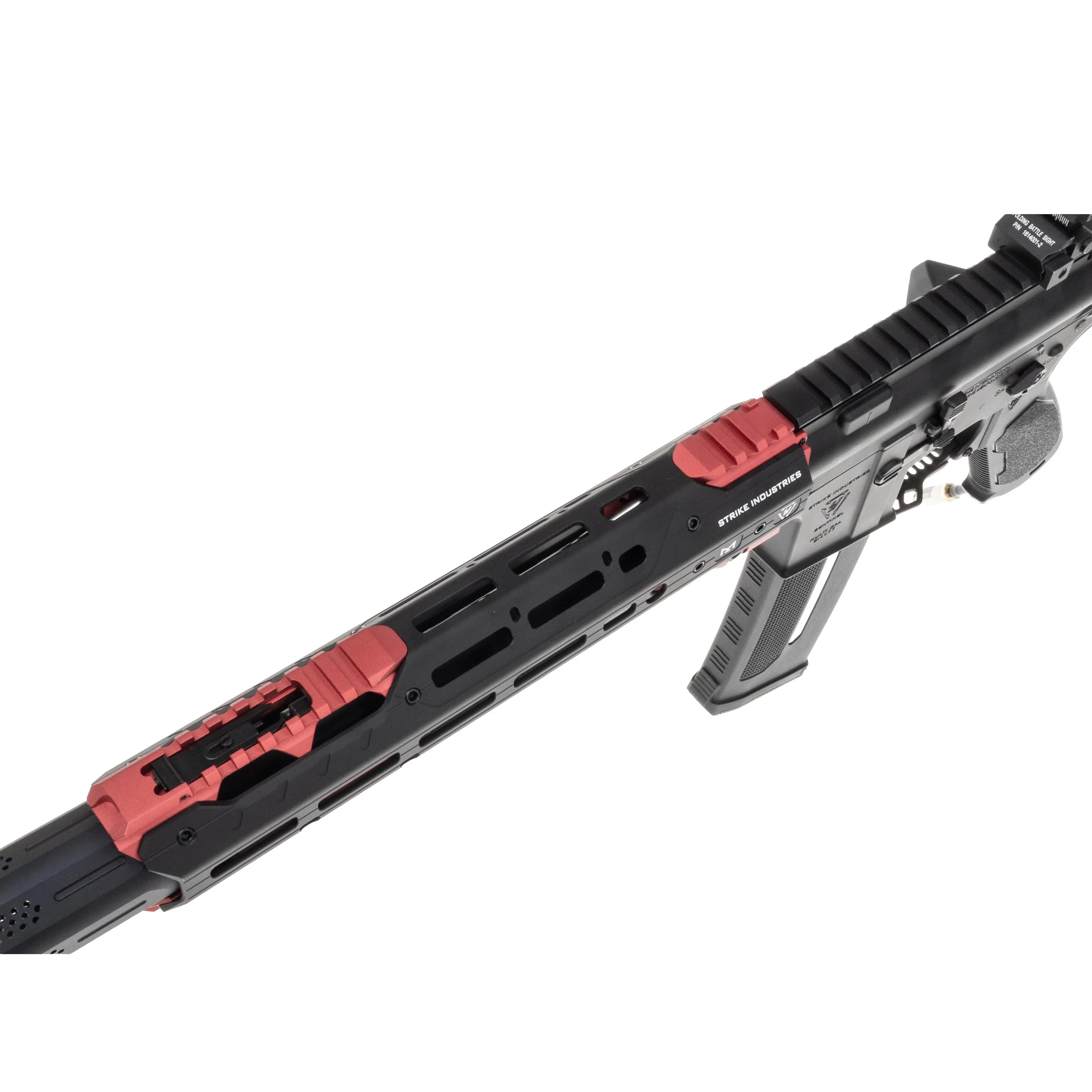 SAC x Fusion F2 Strike Industried Gridlock 11", Black/Red