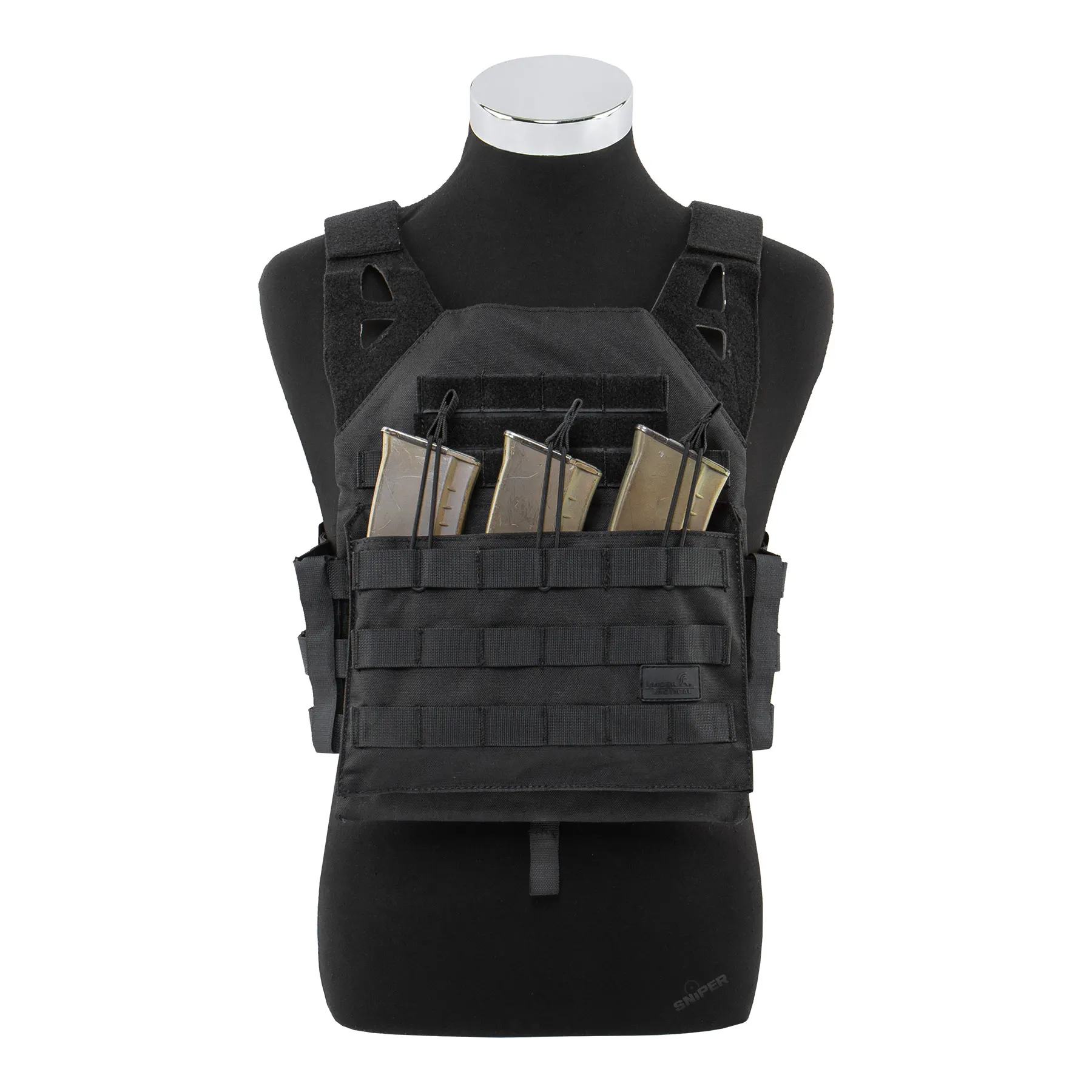 Lancer JPC Plattenträger w/ Retention, Black
