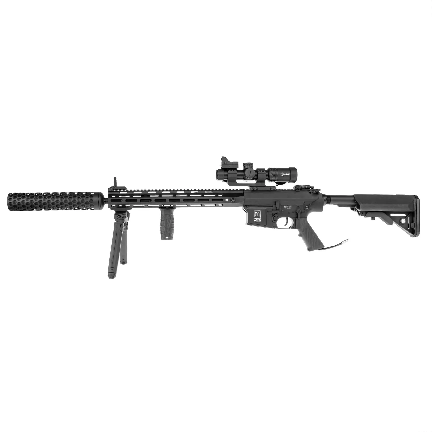 Prep My Airsoft - SAC x Wolverine SA-E35 DMR Rifle HPA, Black