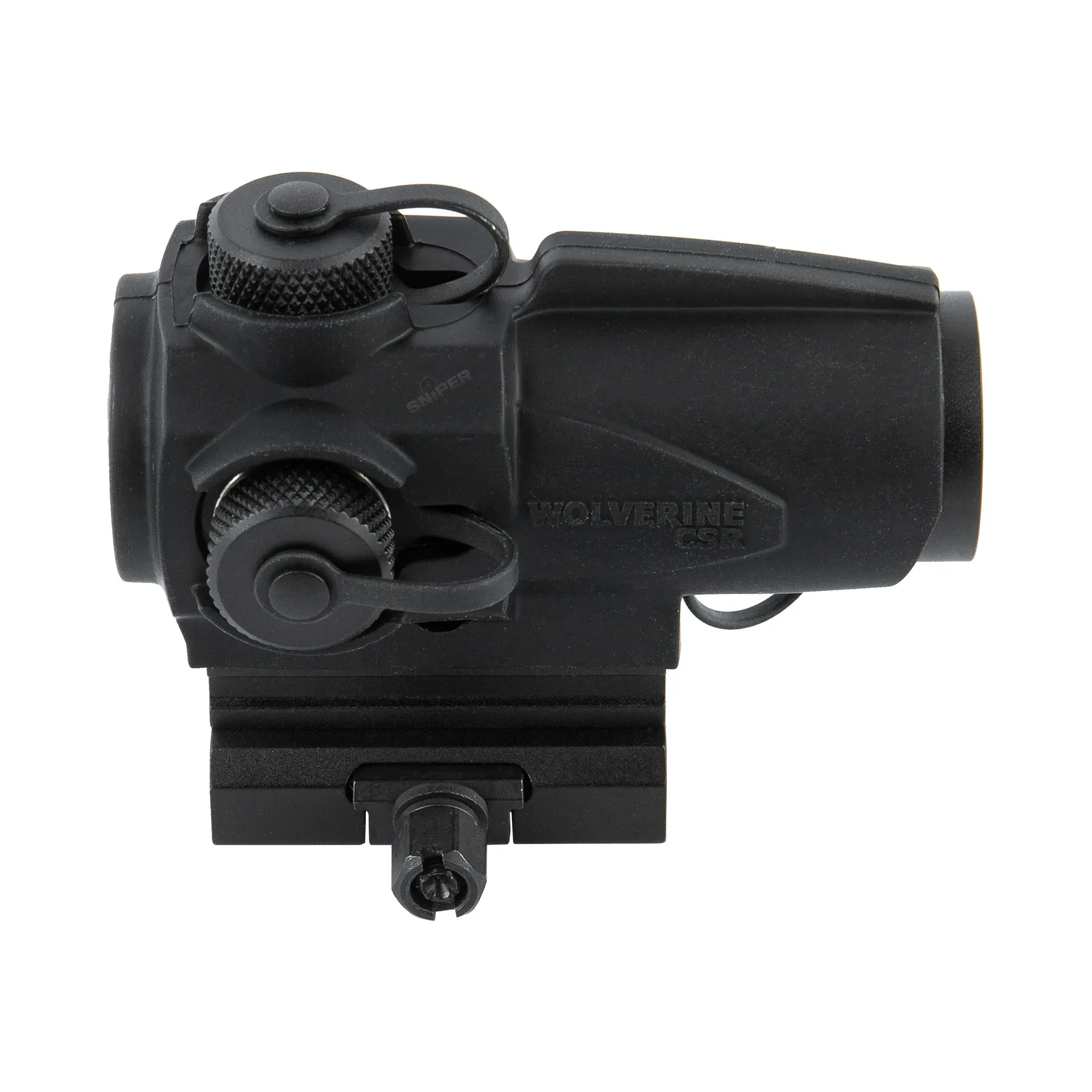 Wolverine 1x23 SCR Red Dot Visier, Black T-5 Magnifier + 1x23 SCR Red Dot Magnifier Set