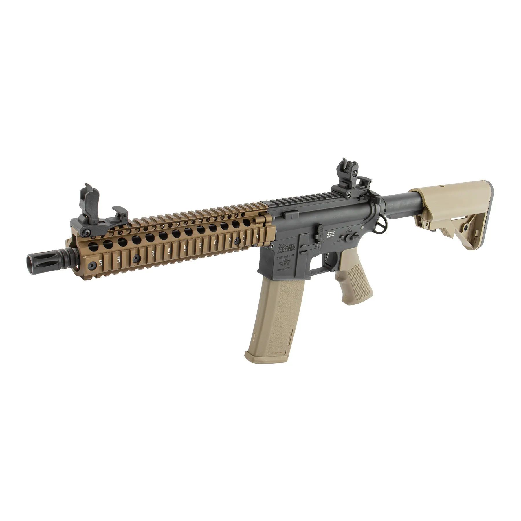 SAC x SA-E19 Edge Daniel Defense MK18 (S)AEG, Chaos Bronze