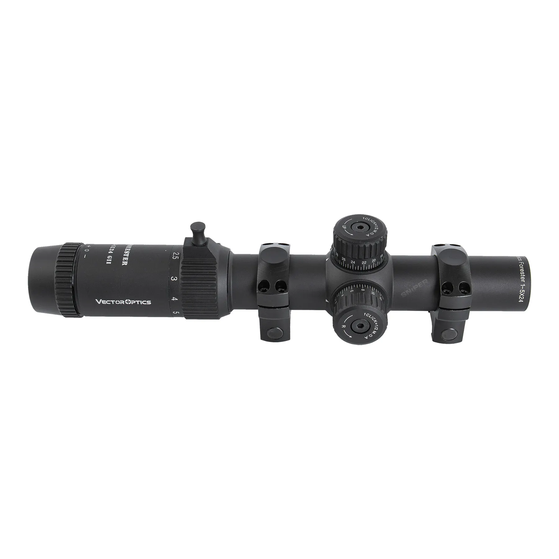 1-5x24IR Tactical Forester Gen.2 Zielfernrohr, Black