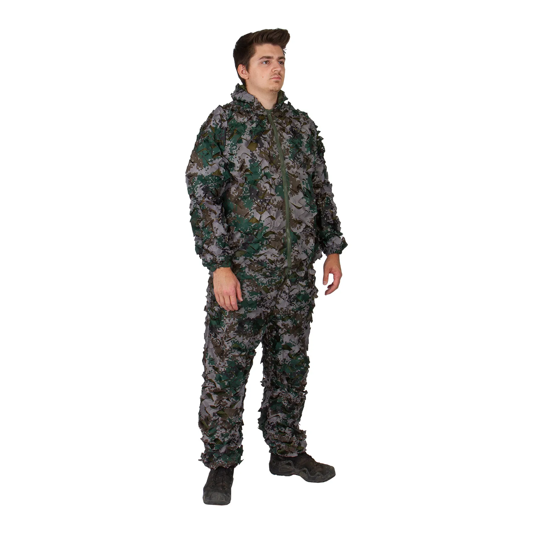 Ghillie Suit "Leaves", Digital Woodland Ghillie Suit "Leaves", Digital Woodland