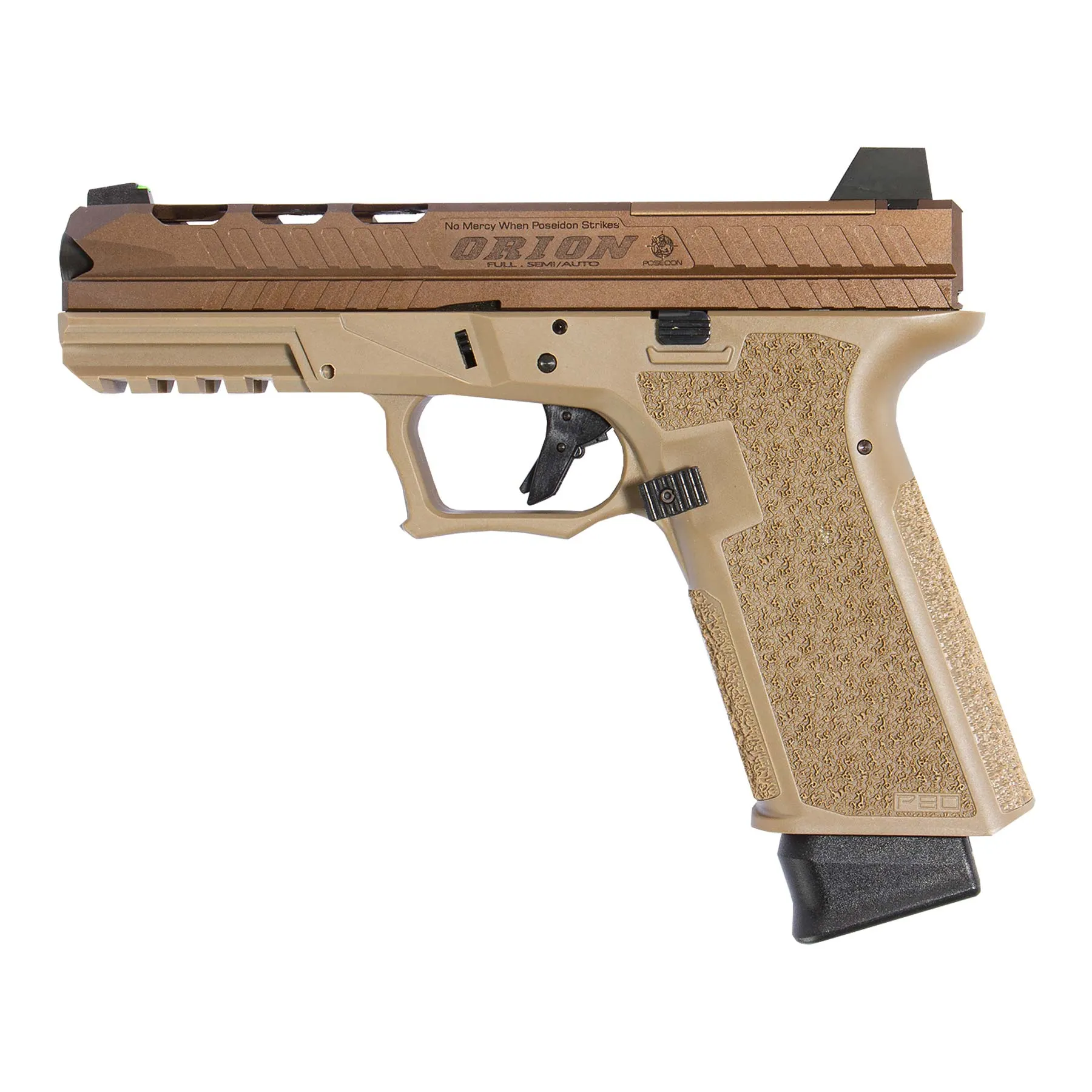 Poseidon Orion No.2 Combat GBB Softairpistole, tan