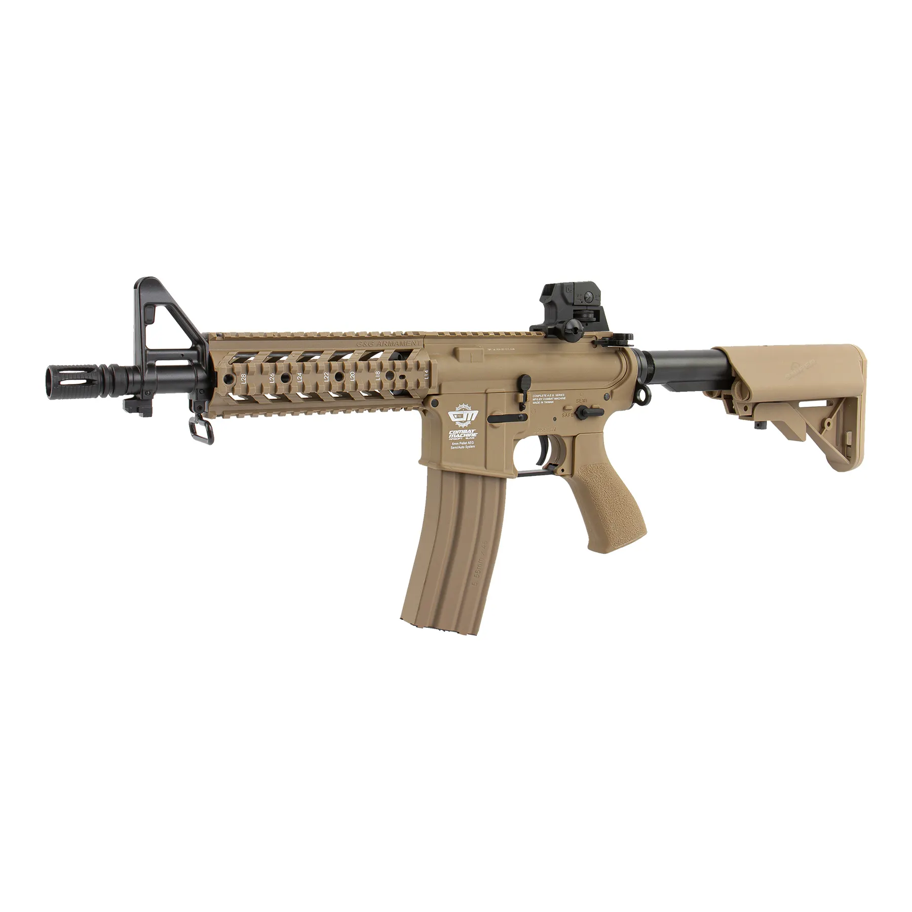 CM16 Raider, Desert < 0,5 Joule, AEG Softair Gewehr CM16 Raider, Desert < 0,5 Joule, AEG Softair Gewehr