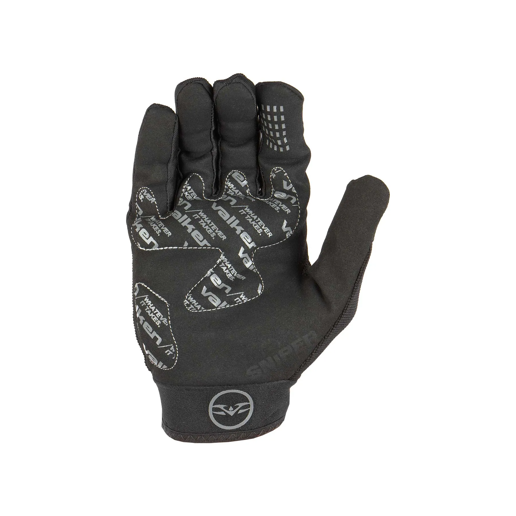 Bravo Full Finger Gloves, Black