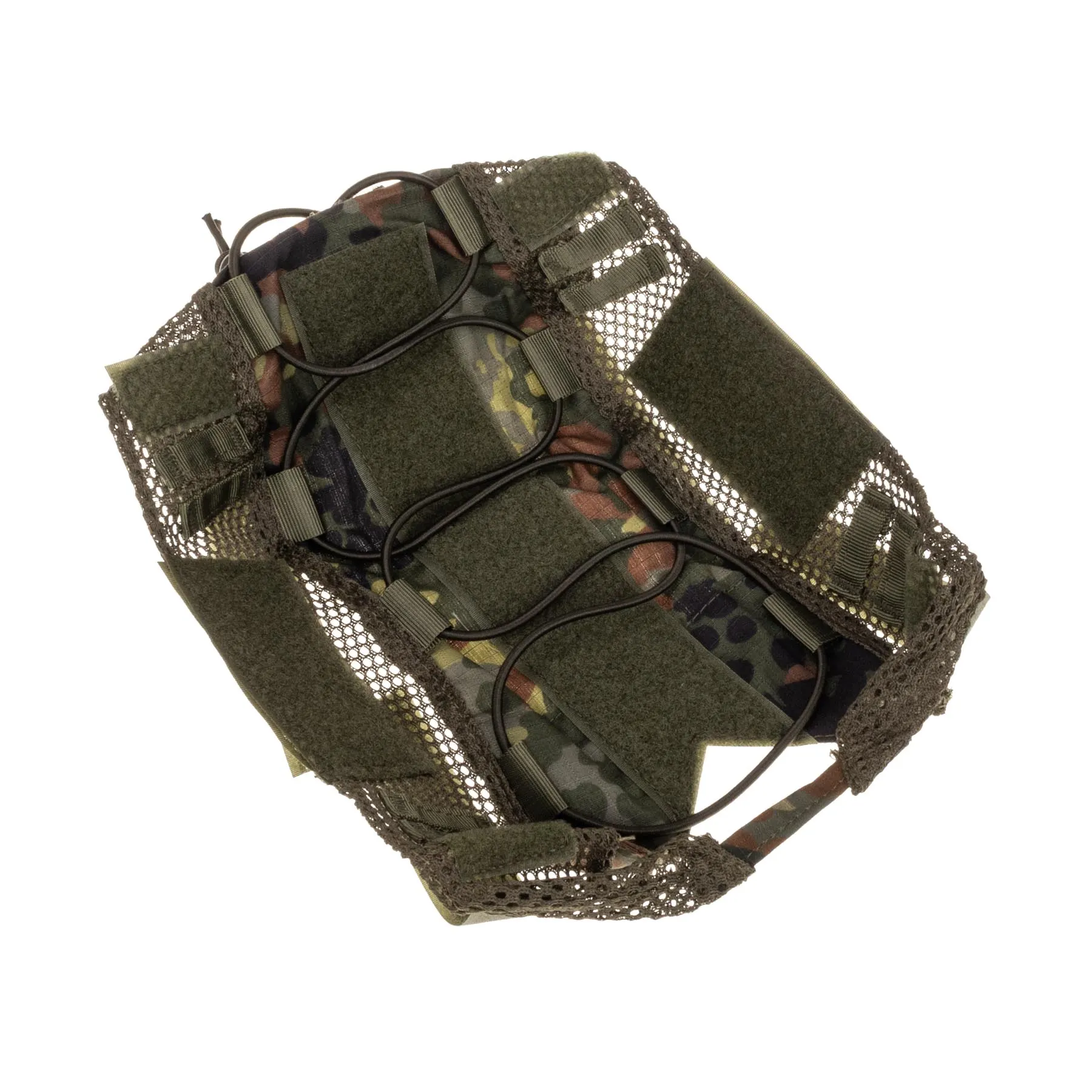 Reapo Elastic Rope Helmet Cover, Flecktarn