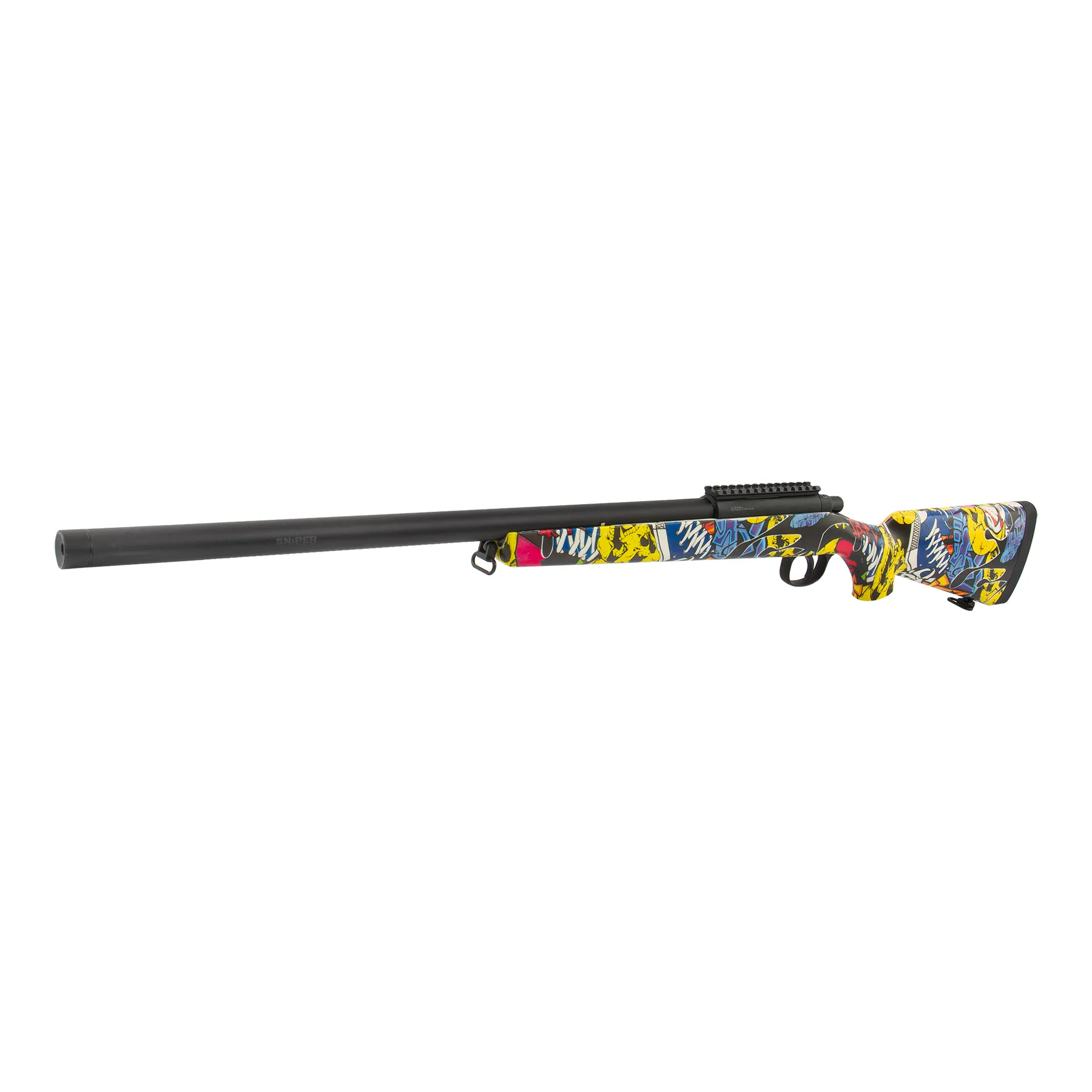 VSR-10 Sniper-Rifle 1,7J, Graffiti