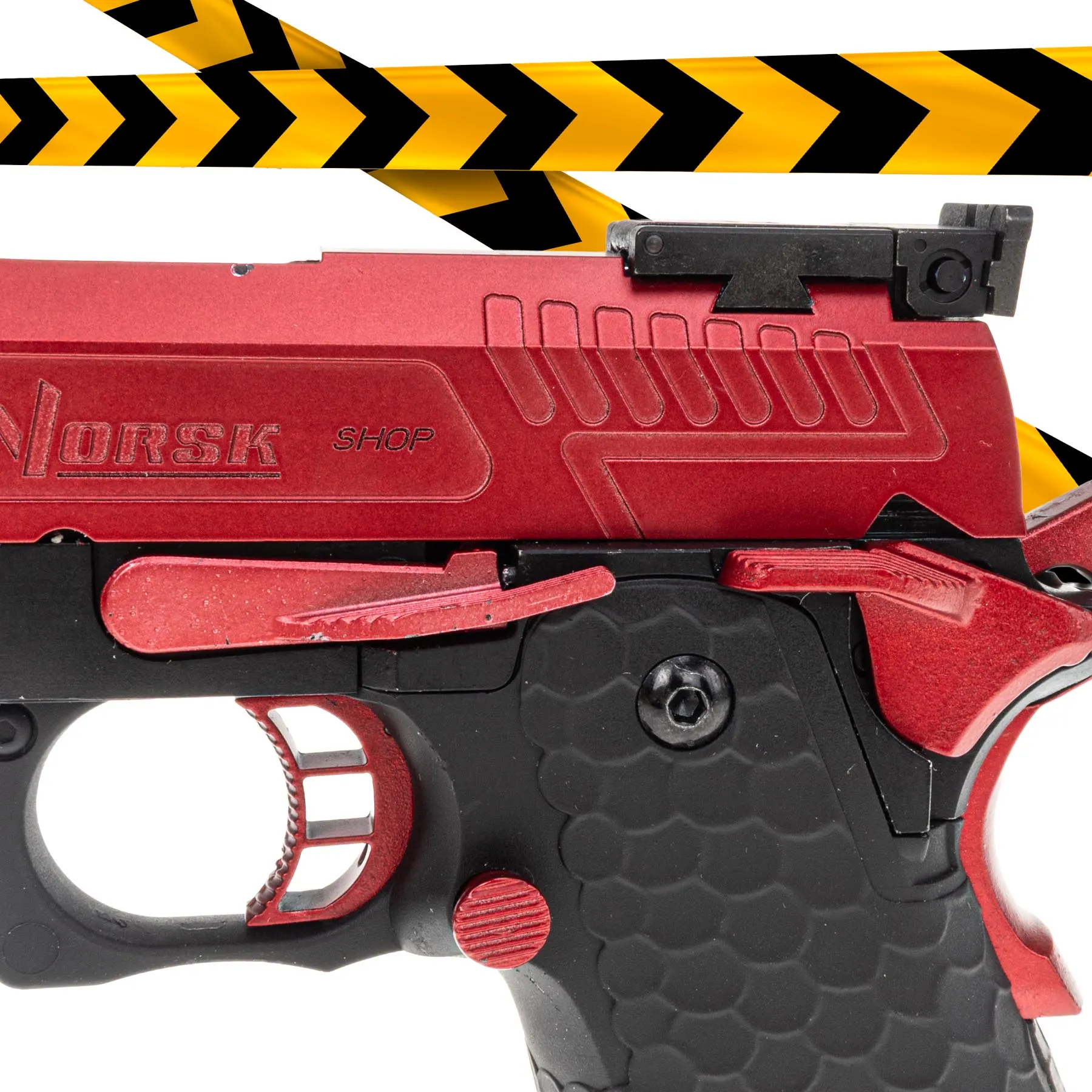 B-Ware Vorsk Hi-Capa 5.1 Black/Red GBB Softair Pistole