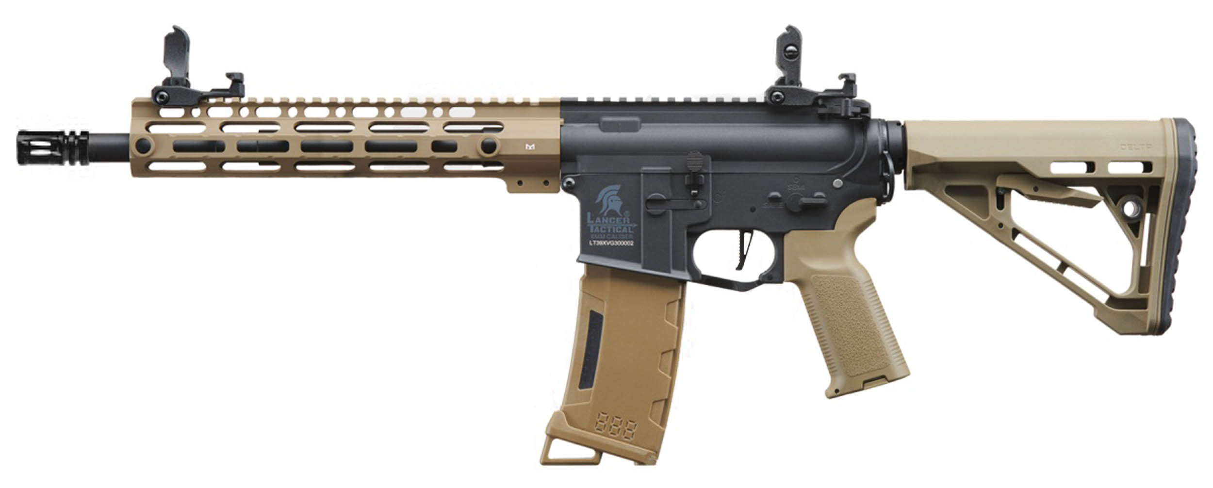 Lancer LT-39 M-Lock 11" Gen 3 w/ Nebula ETU (S)AEG, Dualtone
