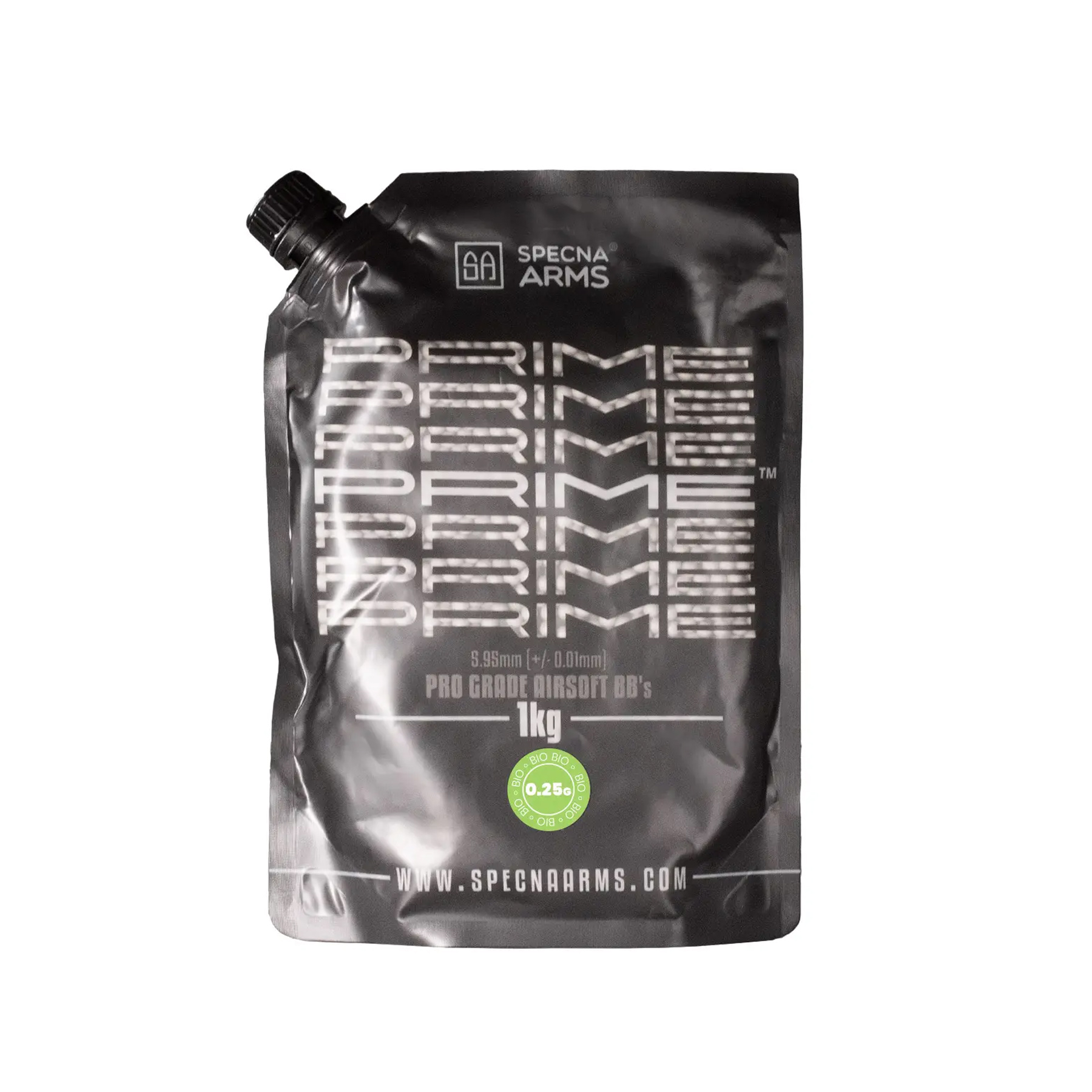 Specna Arms Prime 0.25g Bio BBs, 1kg Beutel