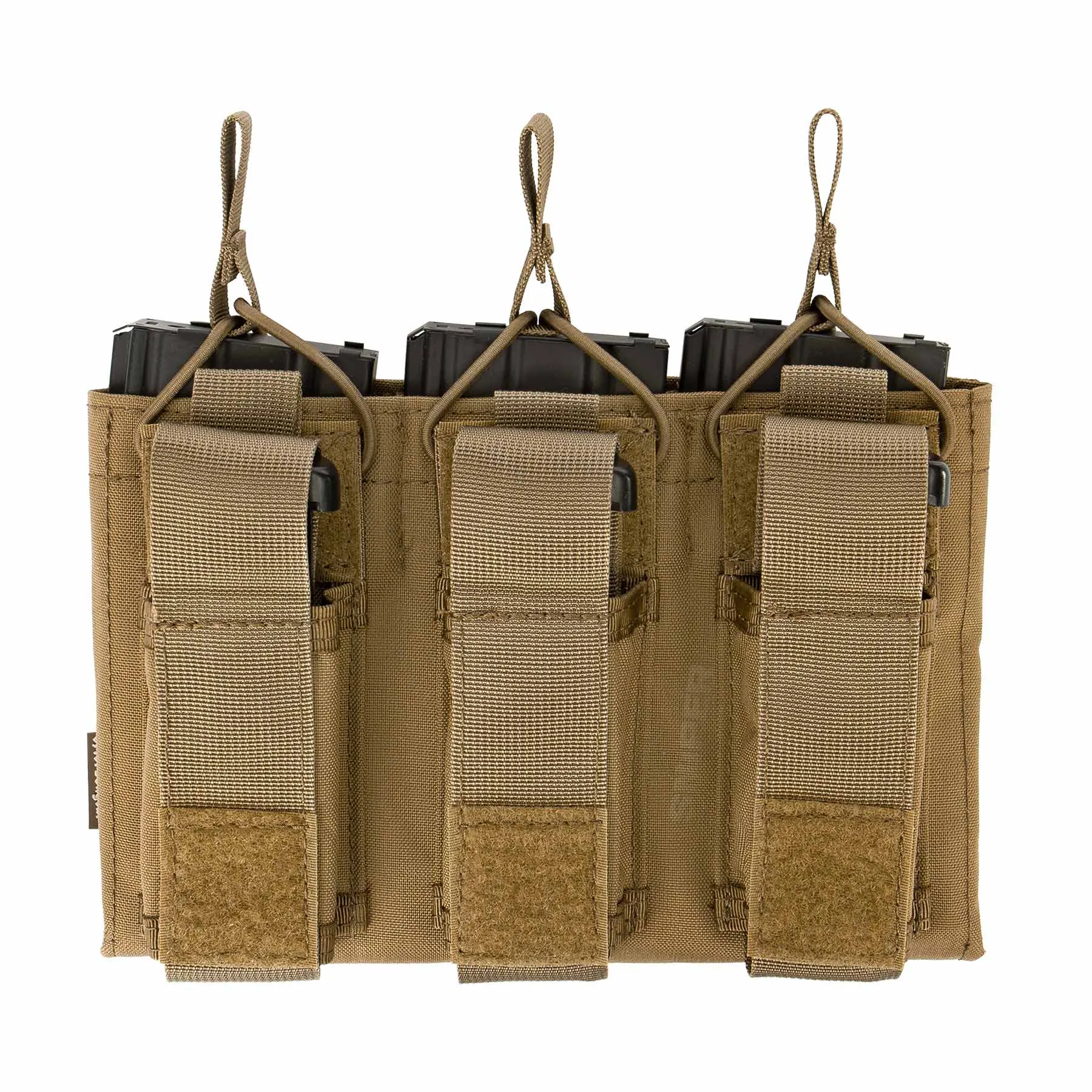 Rifle/ Pistol Triple Open Mag Pouch, Coyote Brown