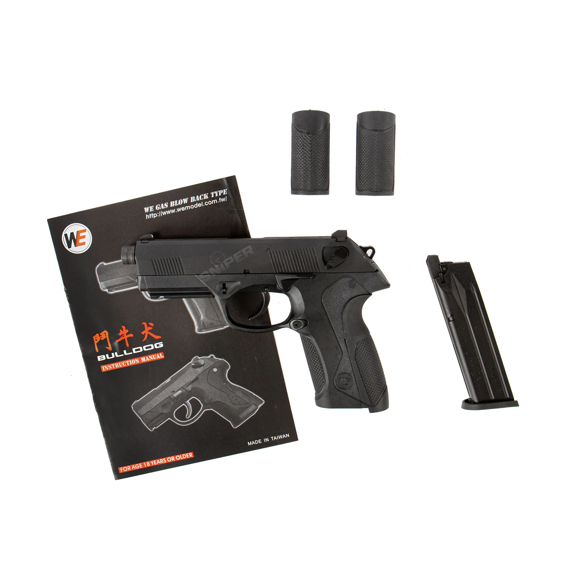 WE X4 Bulldog Metal GBB Softair Pistole