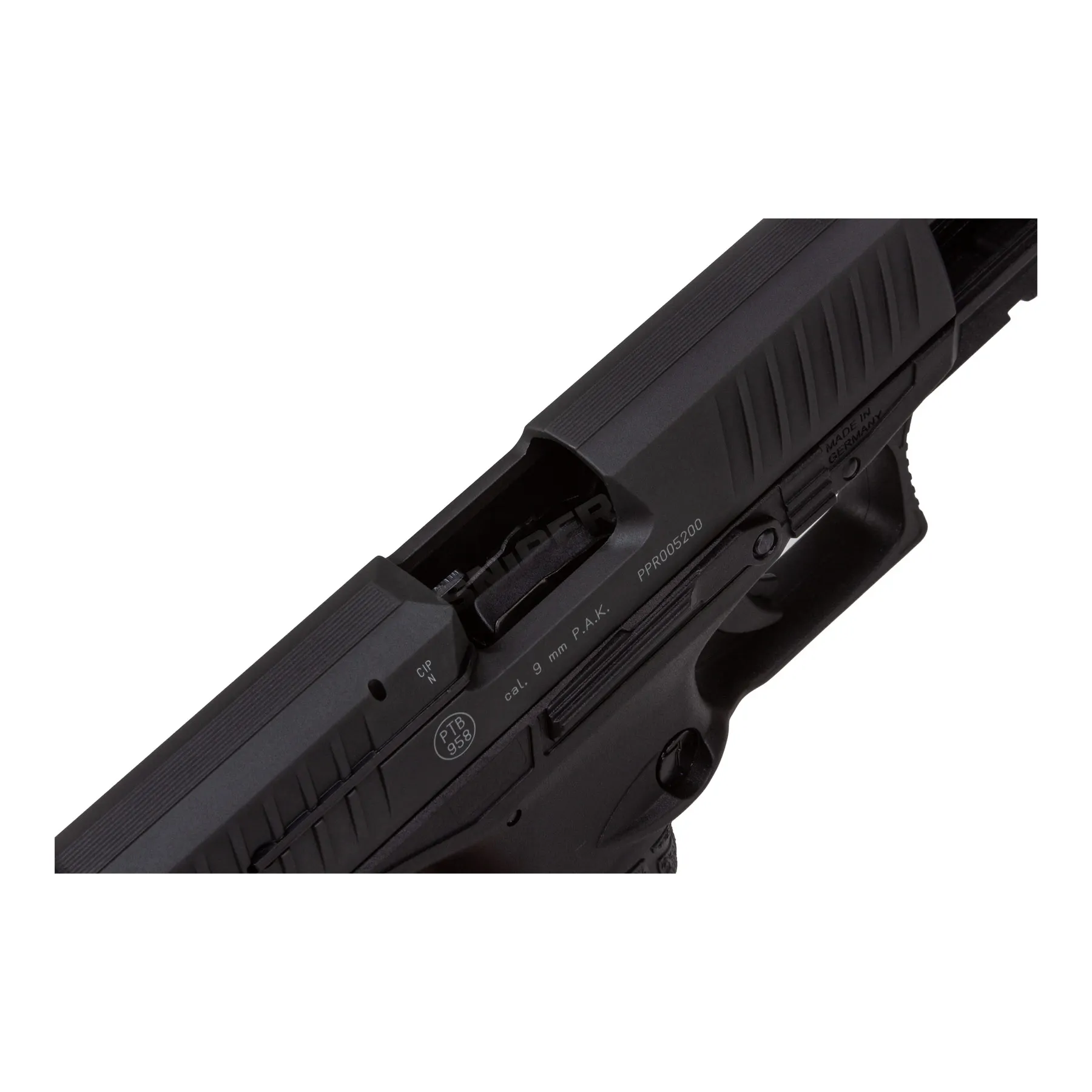 Walther PPQ M2 9mm P.A.K. Schreckschusspistole, Black Walther PPQ M2 9mm P.A.K. Schreckschusspistole, Black