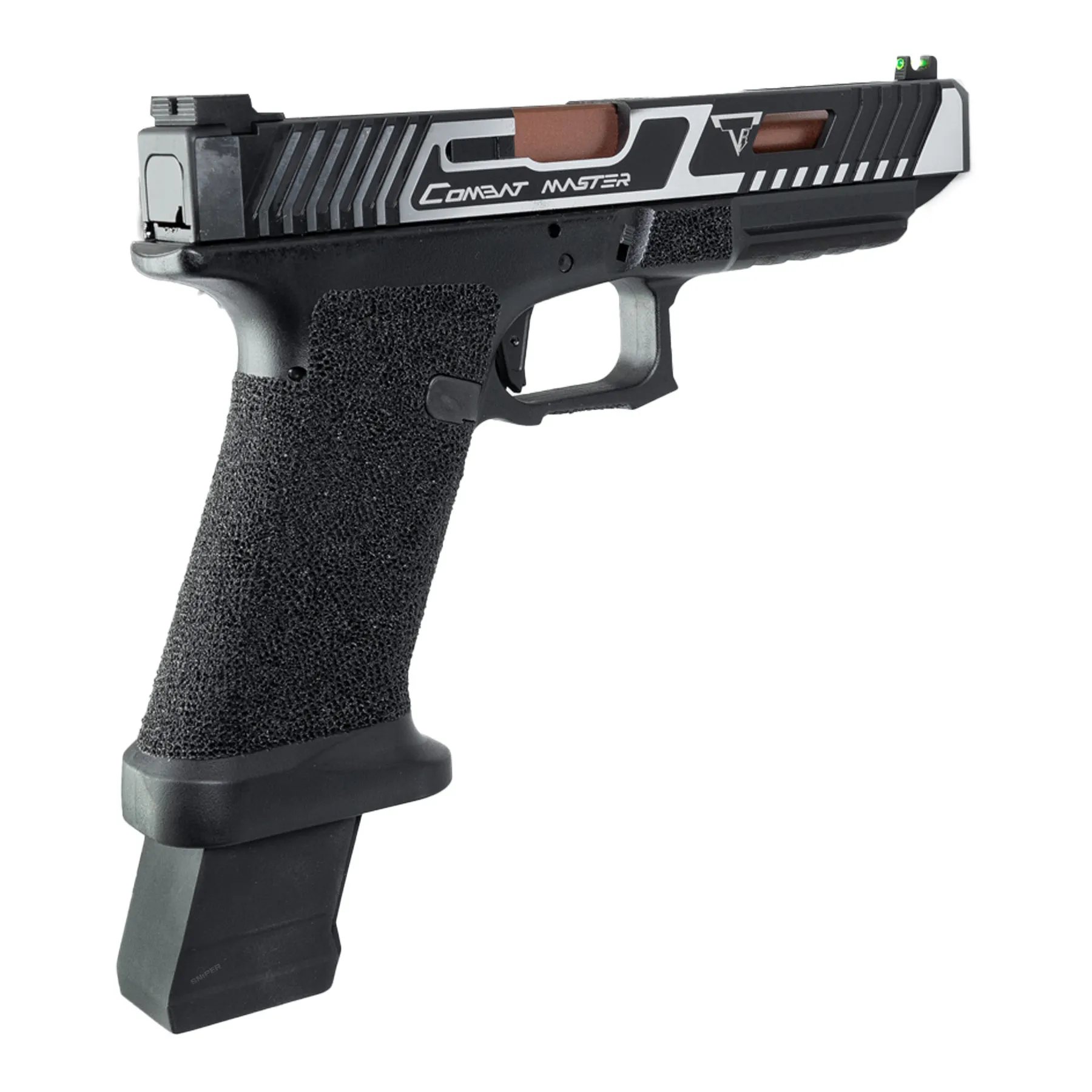 APS Combat Master Silver Slide, OMEGA Frame GBB APS Combat Master Silver Slide, OMEGA Frame GBB