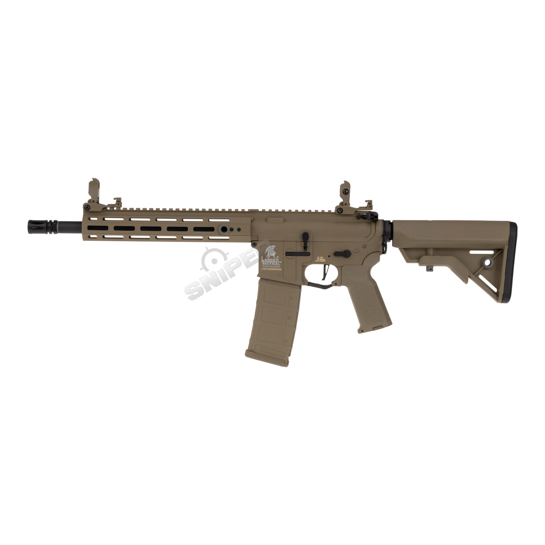 Einsteiger Set #2 - Lancer Hellion M-Lock 10" Gen 3 w/ Nebula ETU (S)AEG, Dark Earth