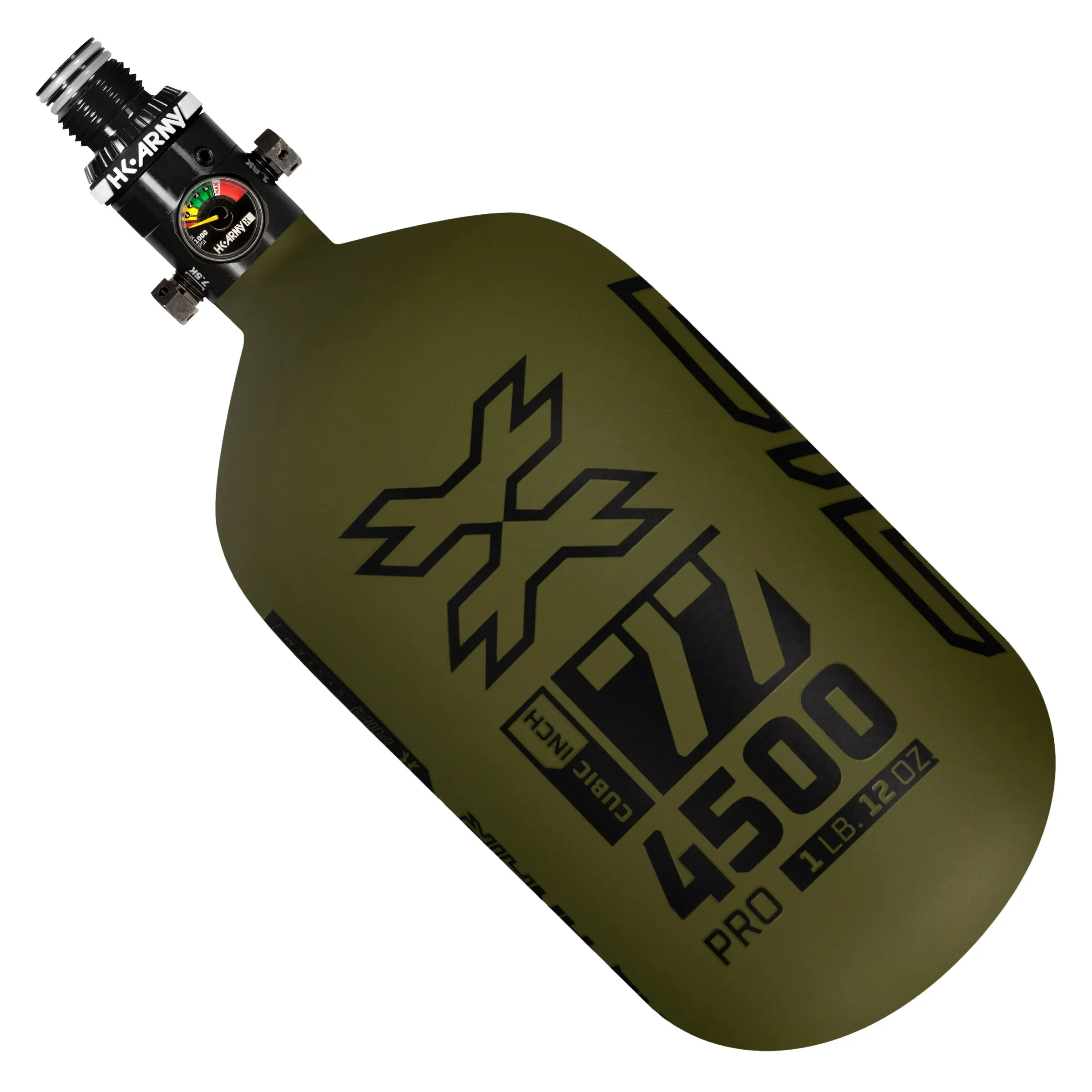 HK Army Alpha Air Carbon Fiber Tank w/ Regulator 77/4500, Striker