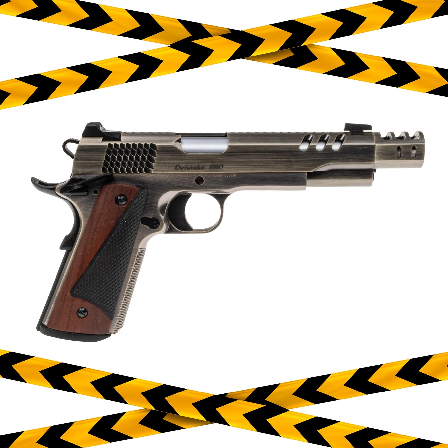 B-Ware Vorsk CS Defender Pro MEU GBB BDS, Brushed Aluminium