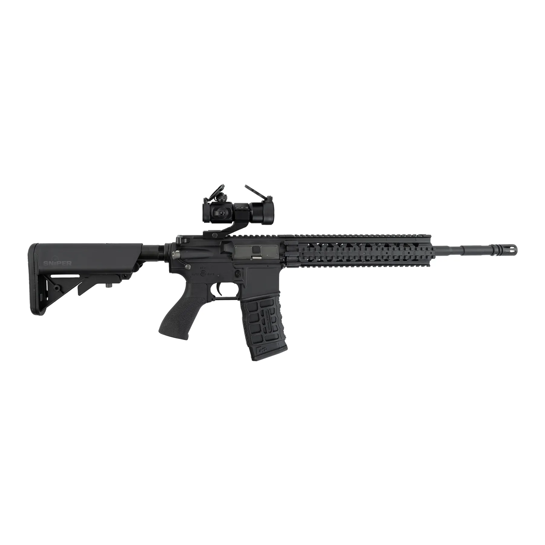 G&G CM16 SRS ETU < 0,5 Joule Softair Gewehr, Black