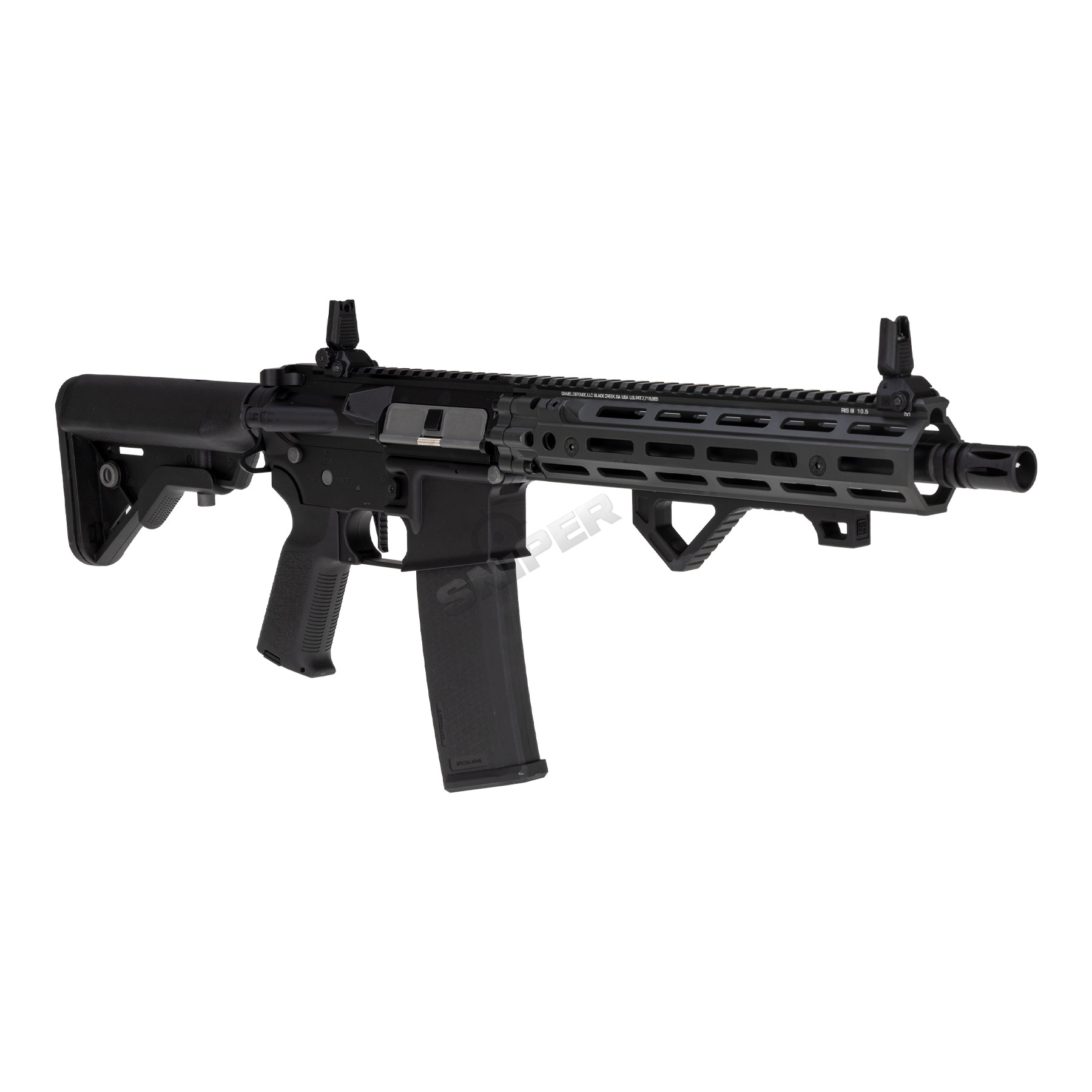 Specna Arms SA-E27 10,5" RIS III Edge w/ HAL ETU, Steel Grey