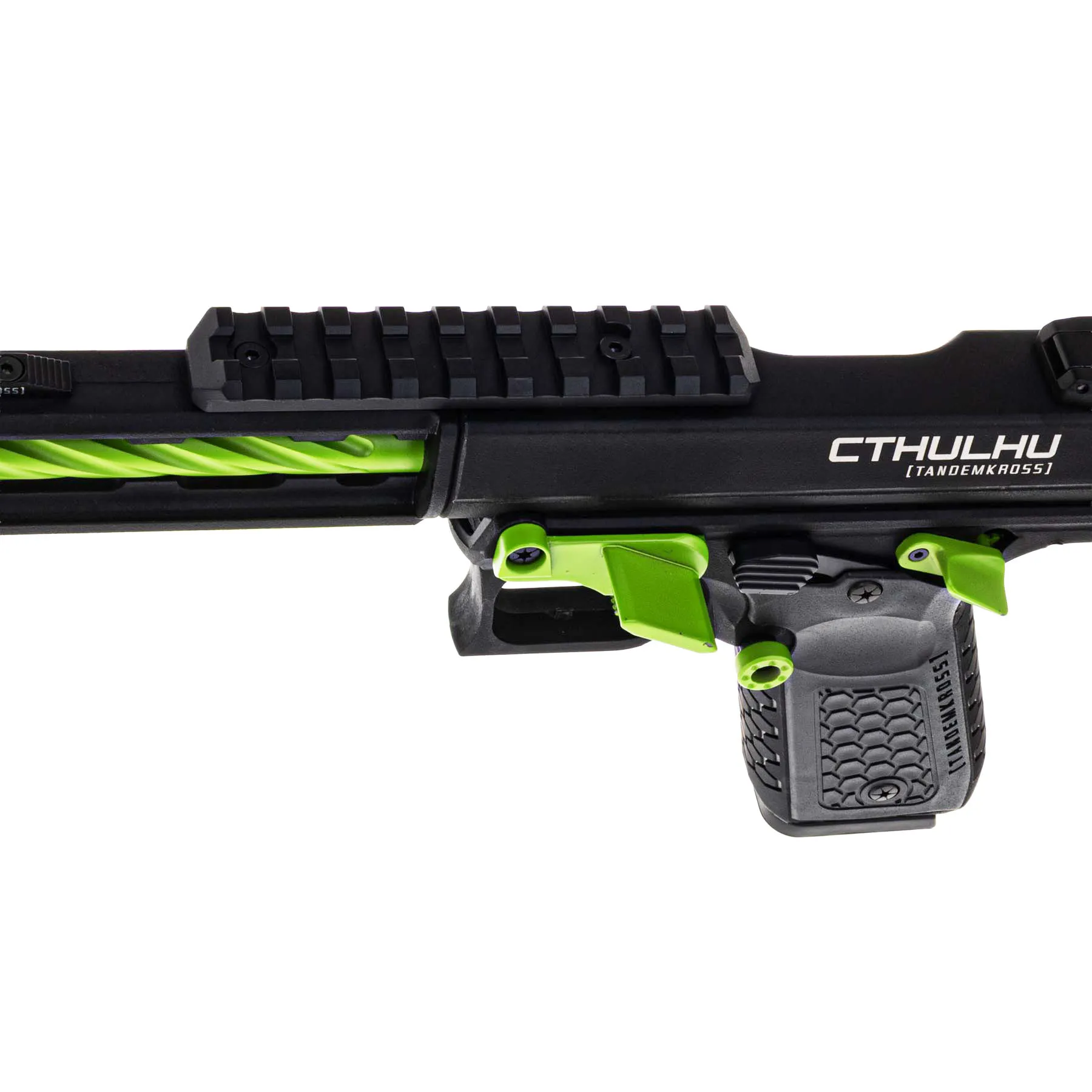 Lancer Tandemkross Cthulhu GBB Softair Pistole, Black/Green