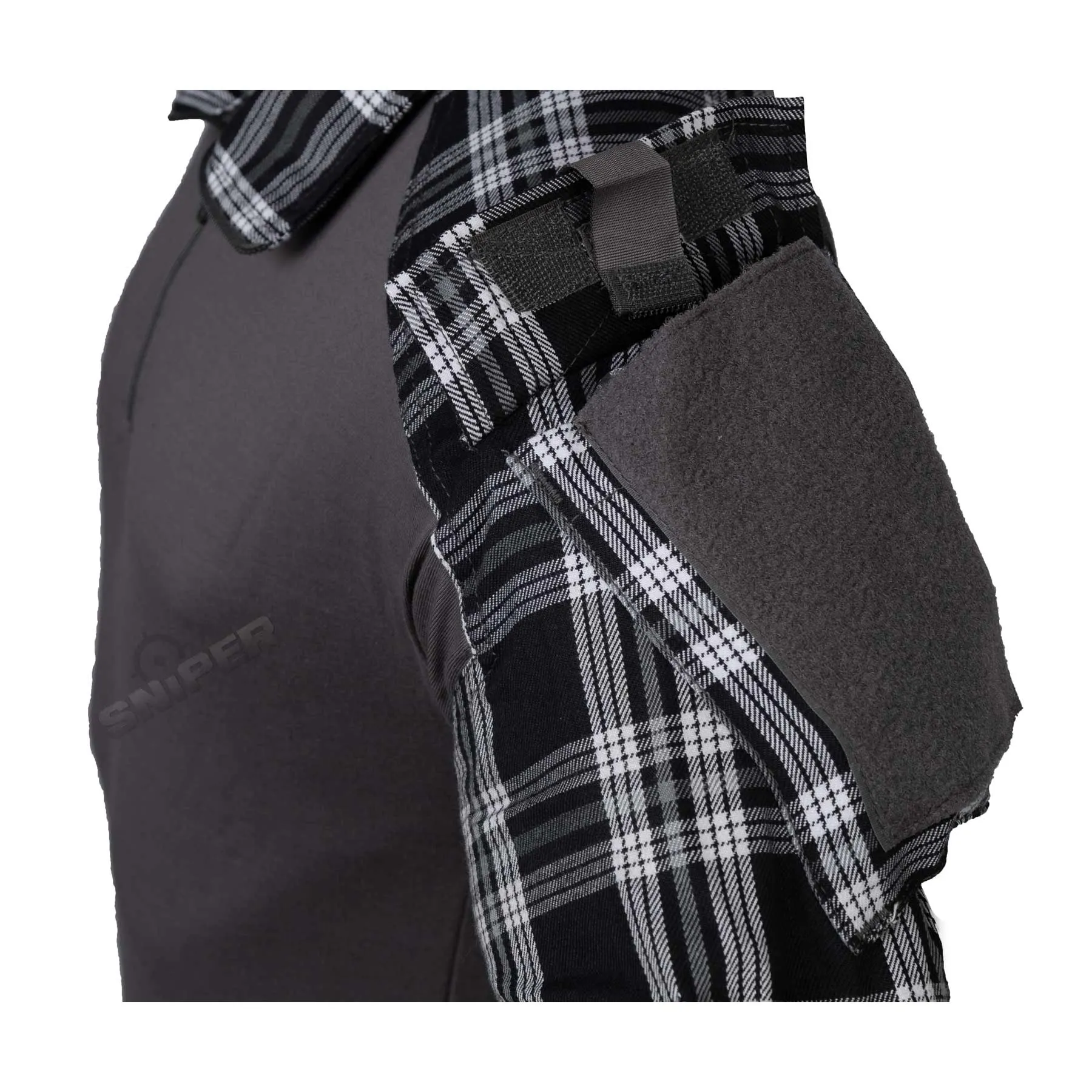 Invader Gear Flannel Combat Shirt, Black