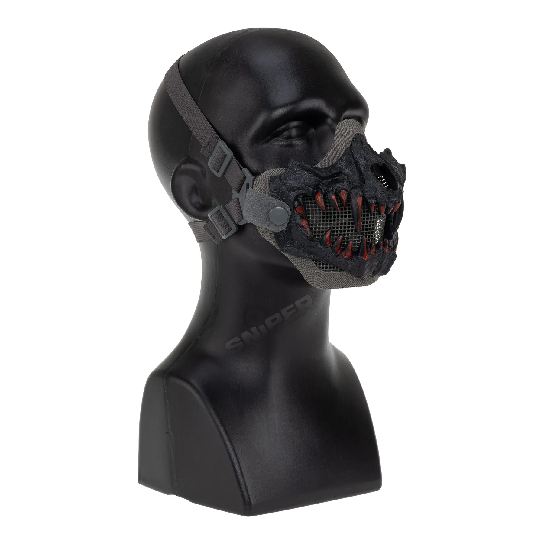 Reapo Stalker Fangs Mask, Grey Reapo Stalker Fangs Mask, Grey