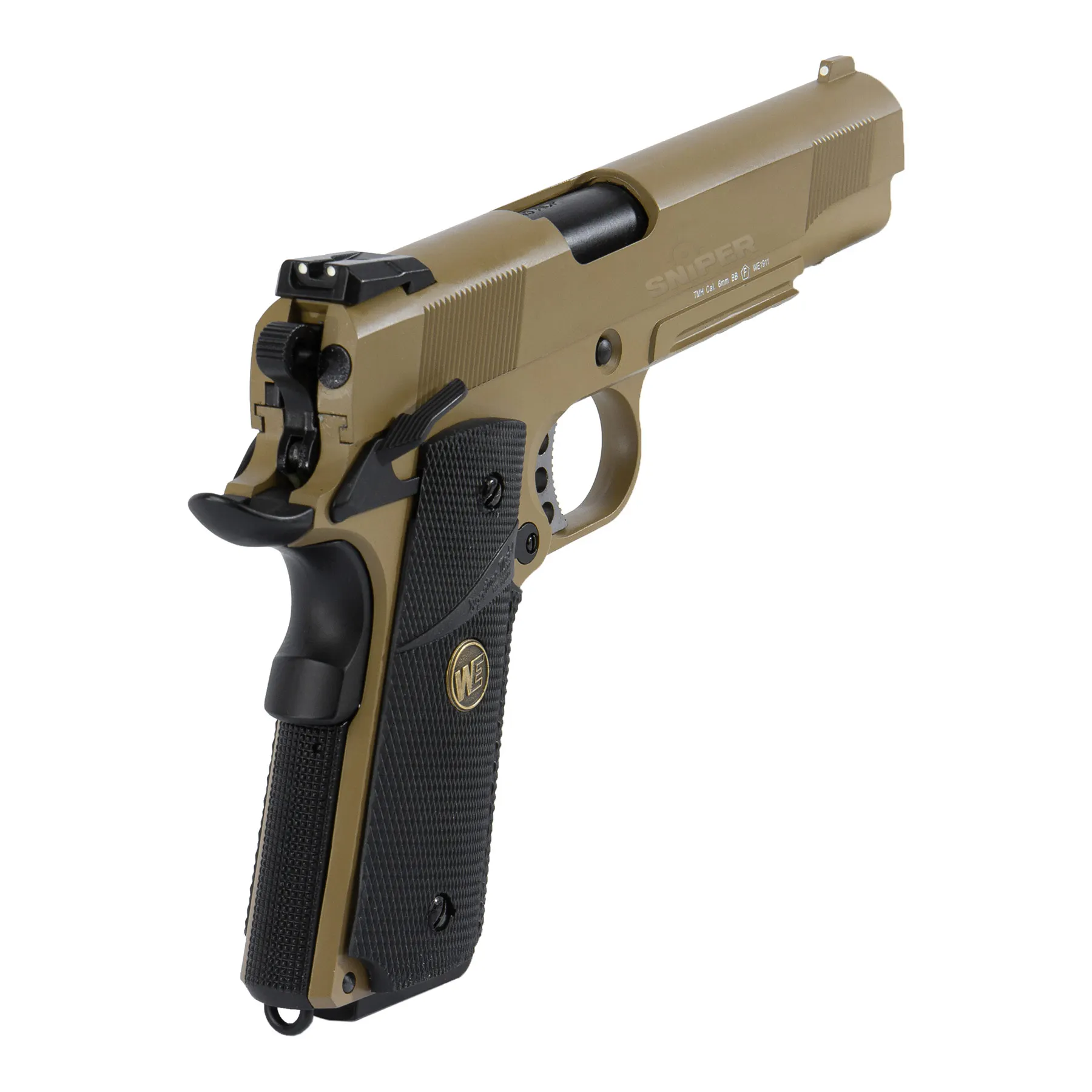 WE M1911 MEU Tactical Full Metal Desert GBB Softair