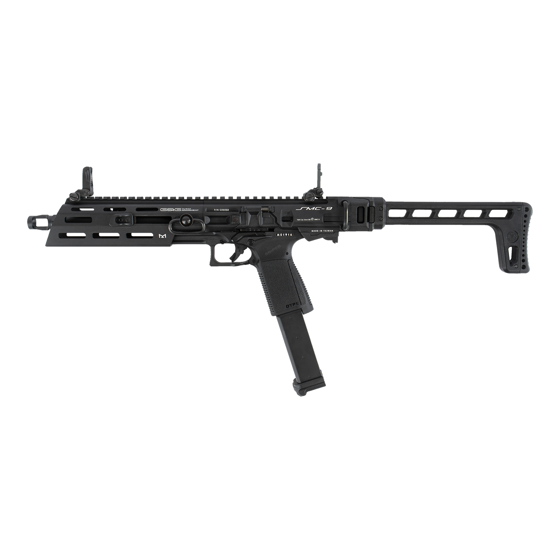 G&G SMC 9 Full Metal GBB Softair Pistole