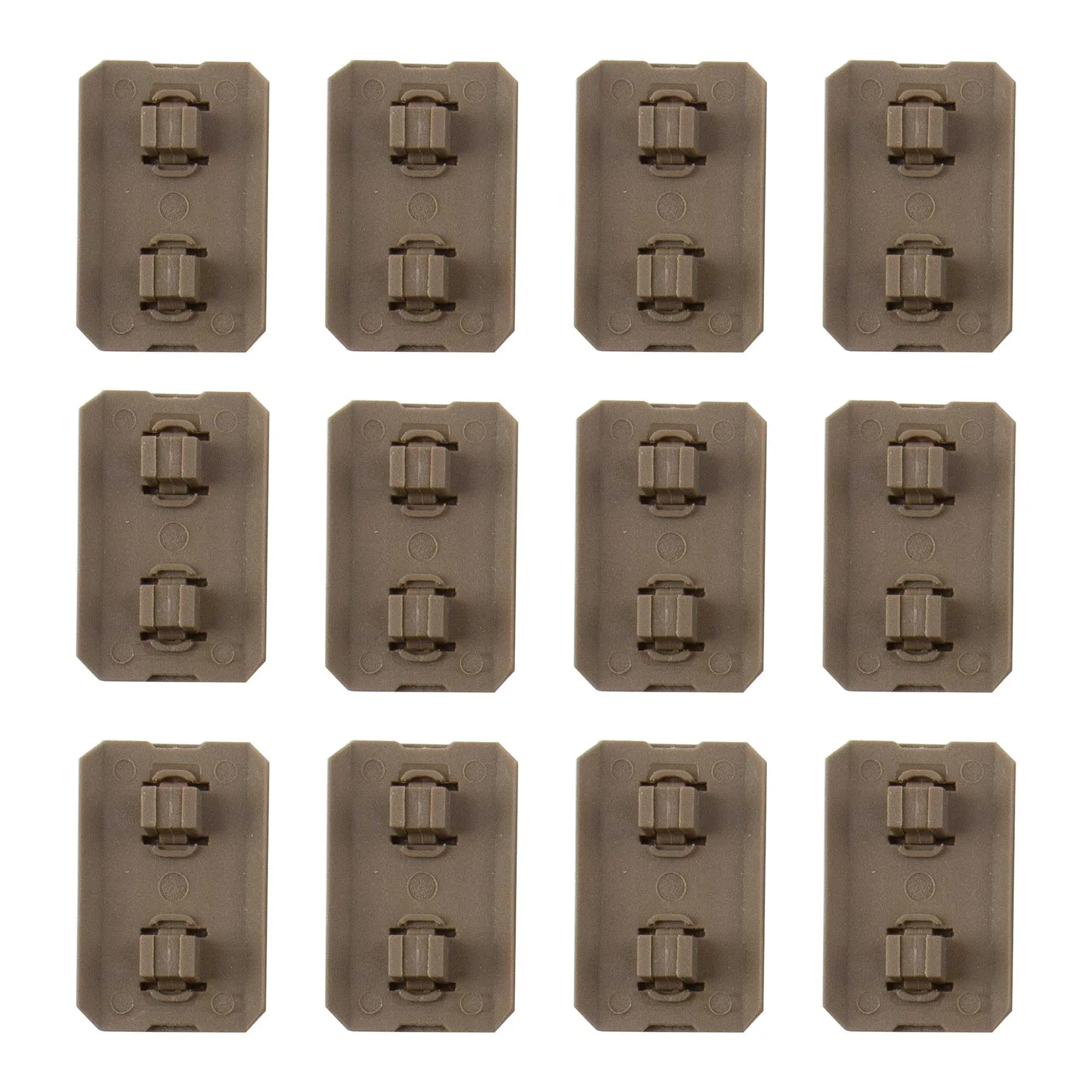 M-Lok Rail Covers 12pcs, Desert