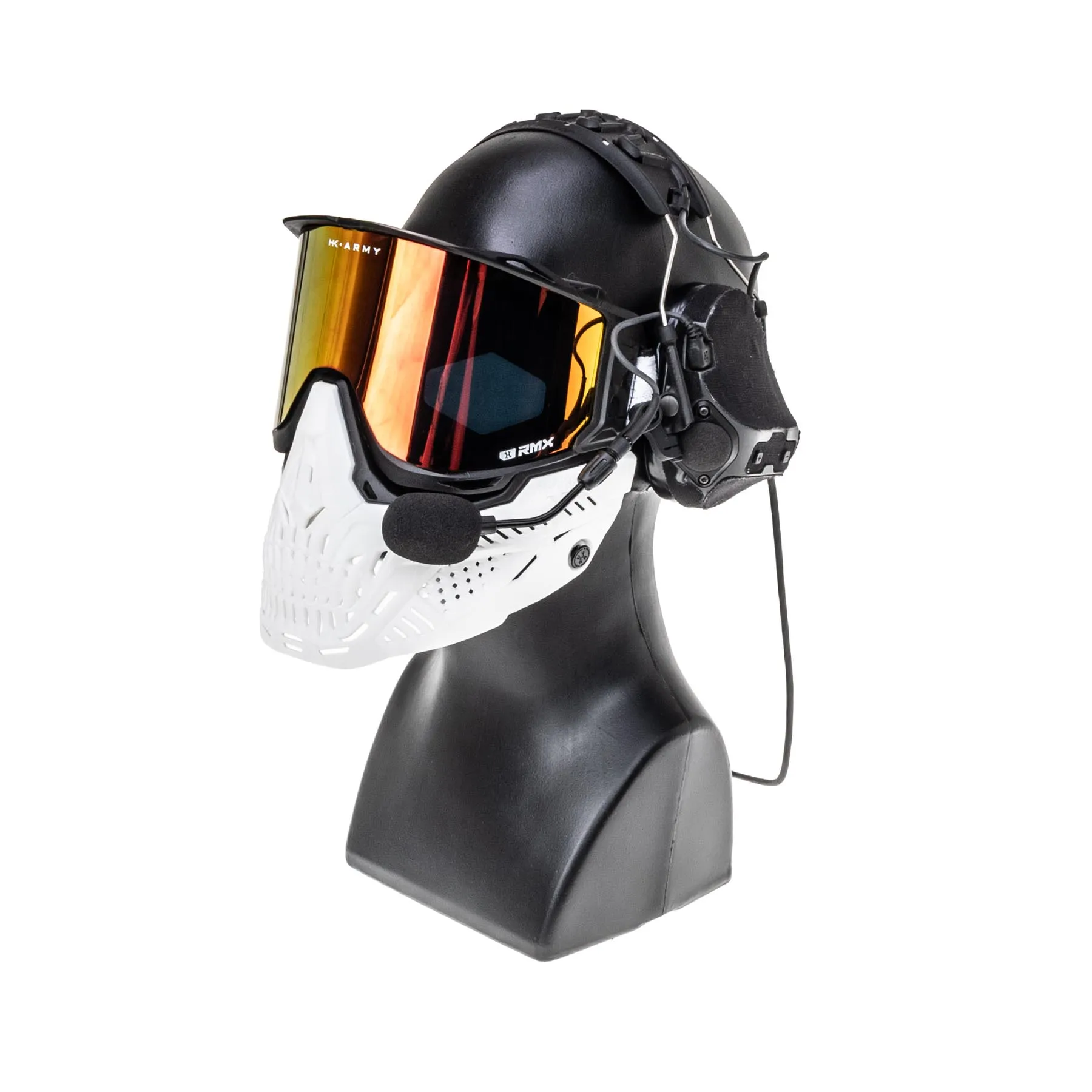 RMX GHOST Edition Goggle System, white fire #1