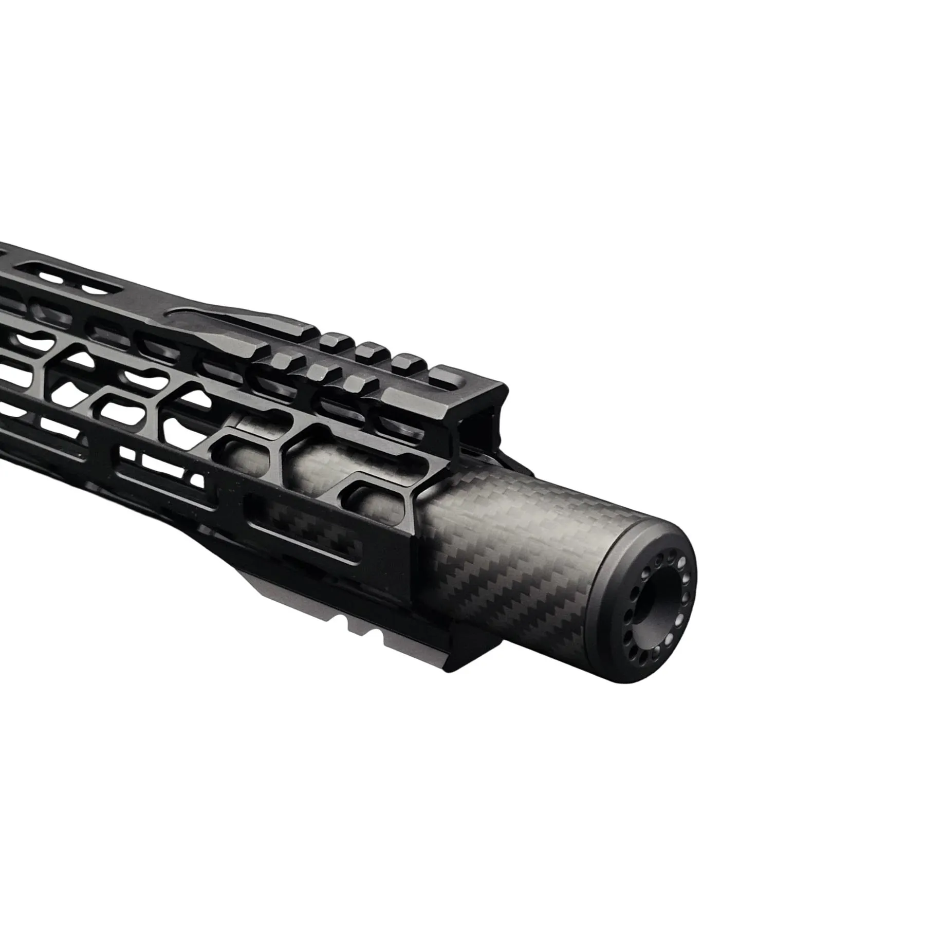 SAC Carbon-CNC Airsoft supressor 10cm 32mm , Black
