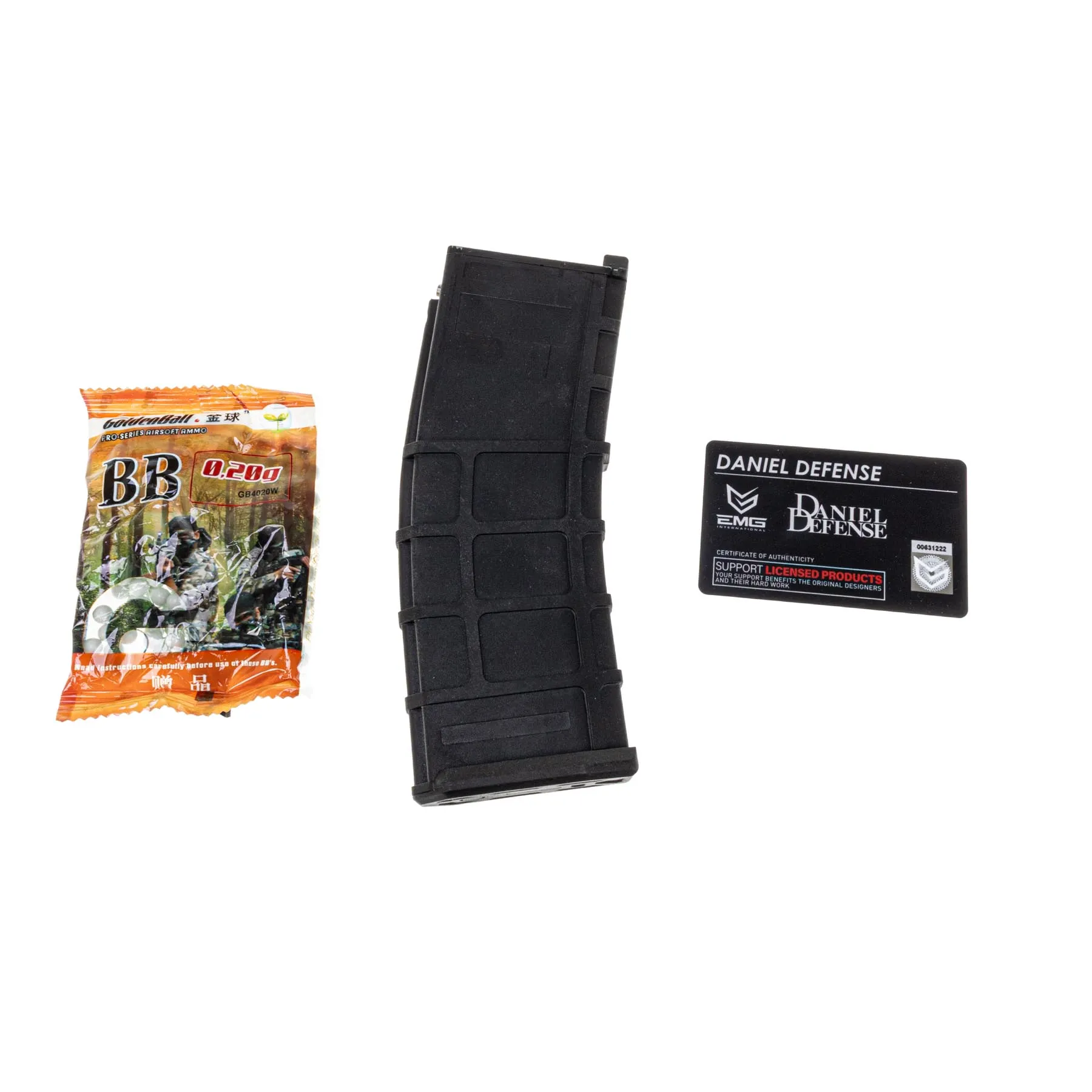 Golden Eagle Daniel Defense 4 RIS III 16" GBB, Black