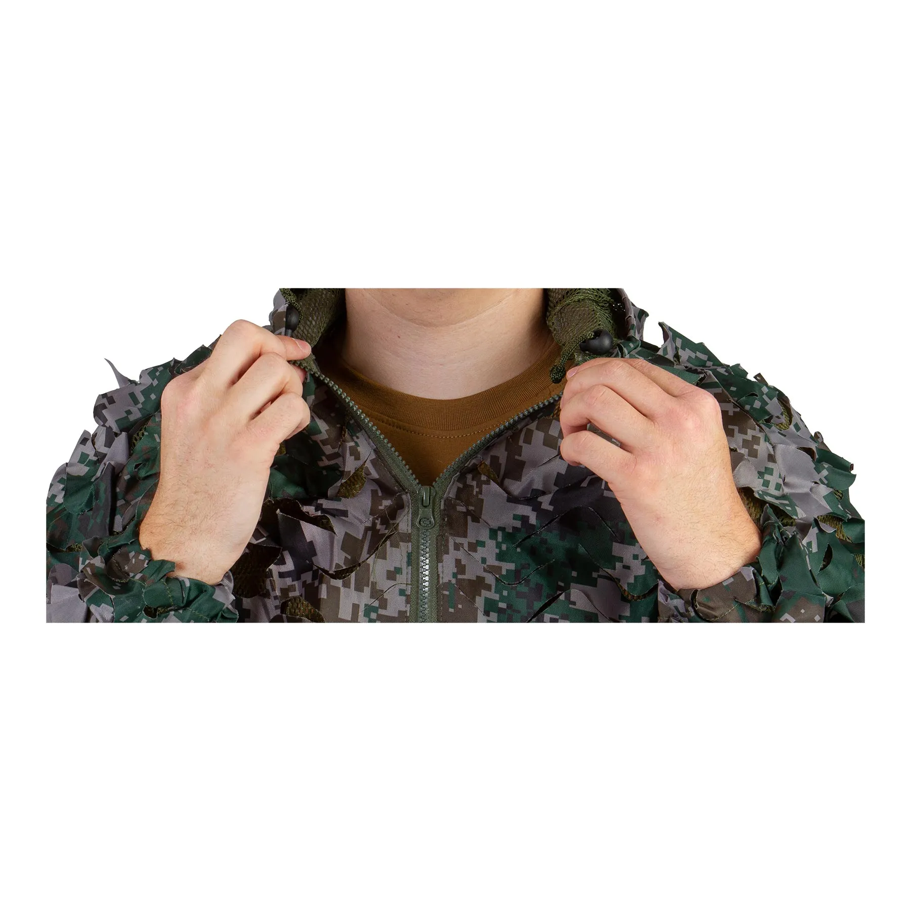 Ghillie Suit "Leaves", Digital Woodland Ghillie Suit "Leaves", Digital Woodland