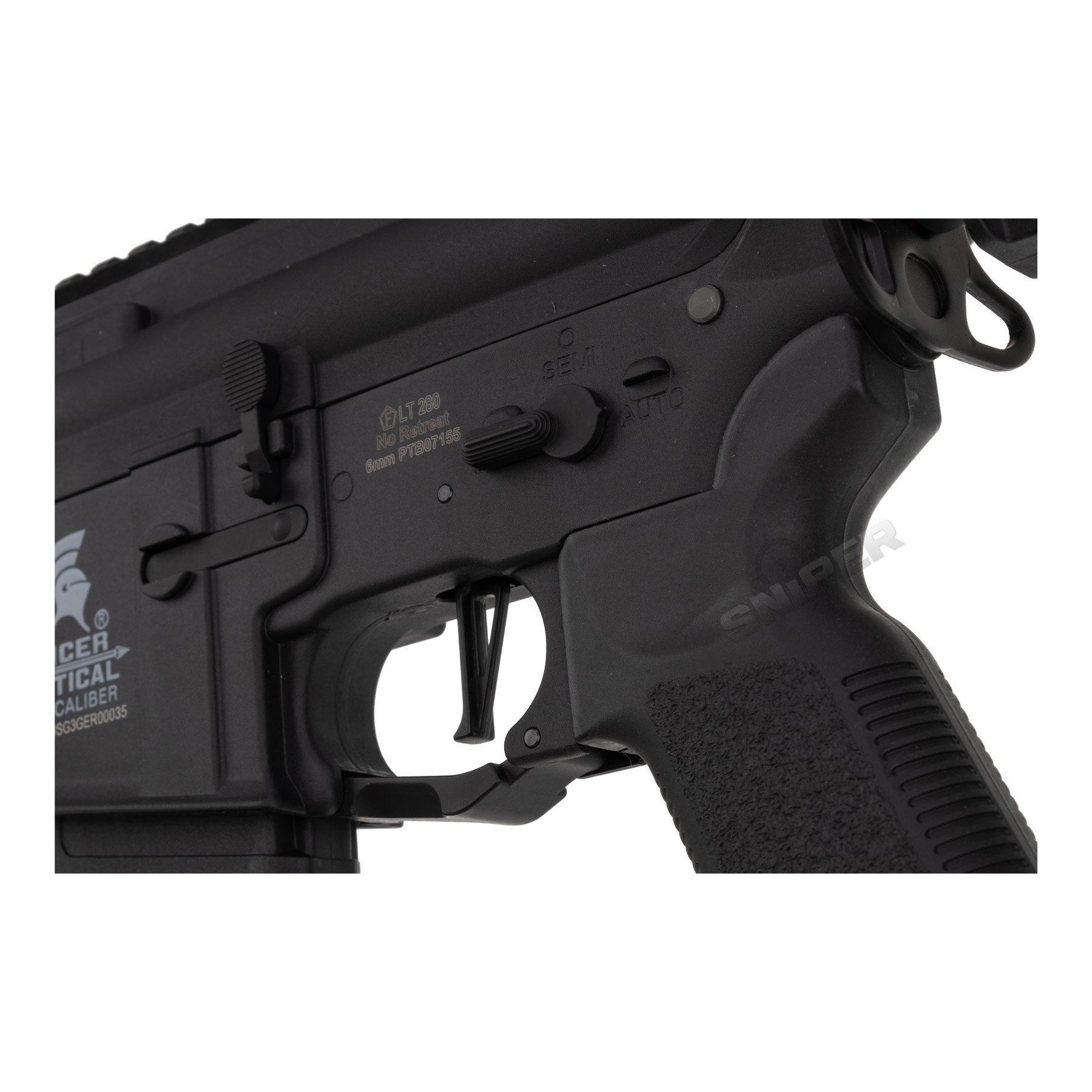 Lancer LT-32 Sparta Gen 3 w/ Nebula ETU (S)AEG, Black