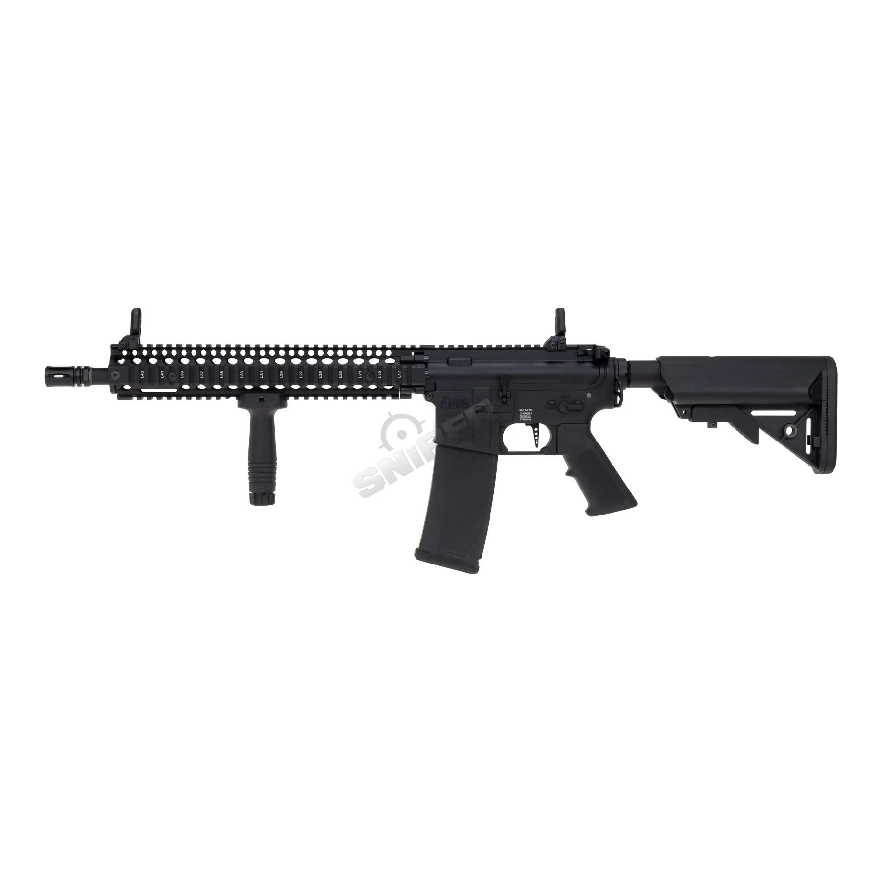 SAC X SA-E26 Edge Daniel Defense MK18 (S)AEG, Black