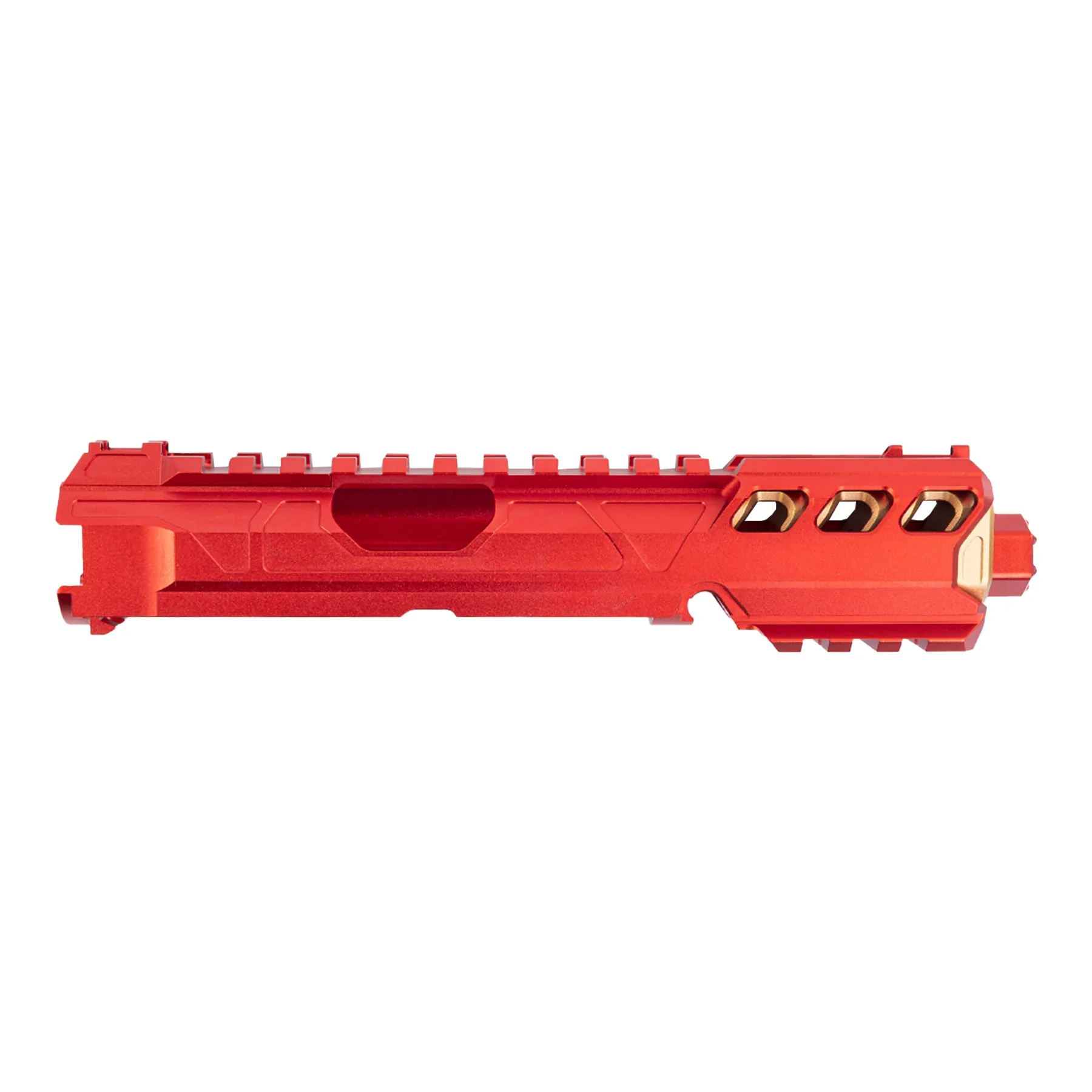 AAP-01 CNC Upper Set Short, Red/Gold