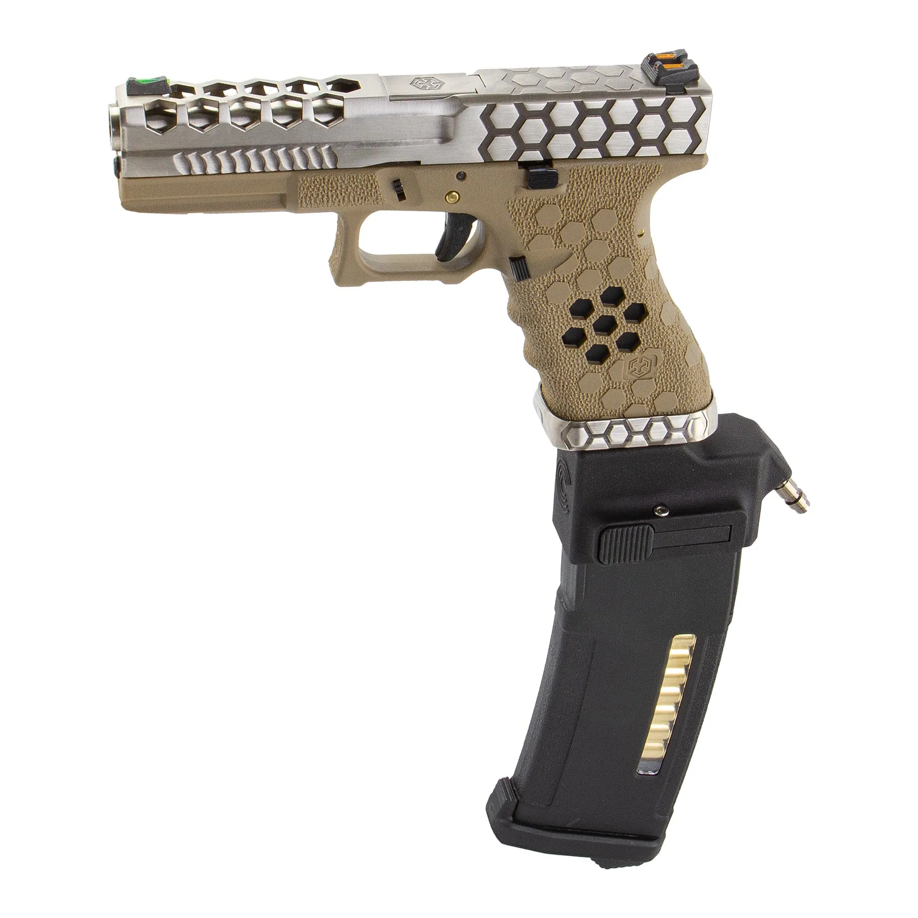 HPA Set SAC Custom VX0110 Hex Cut HPA US Softair Pistole