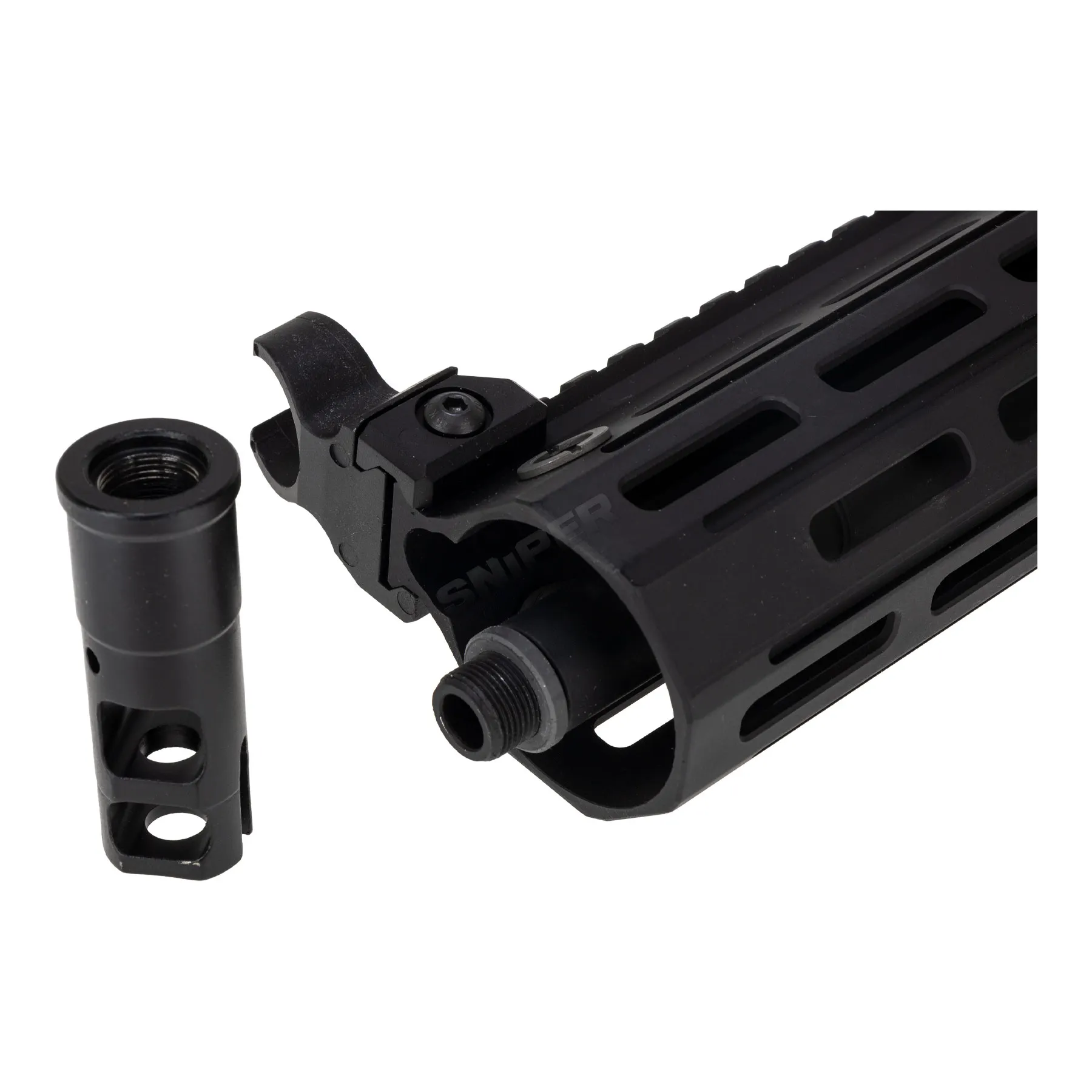 SAC x Mancraft Gen.3 BO 595 Elite Pro Full Metal M4 11" HPA, Black