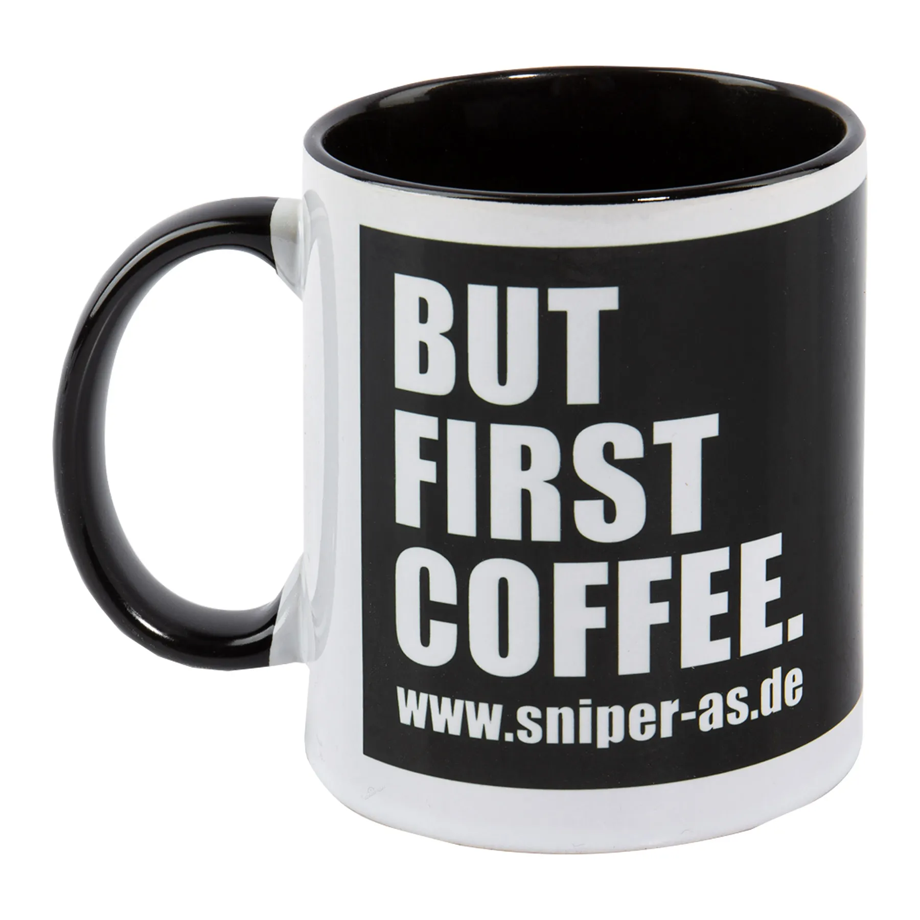 Sniper Fan Tactical Supporter Tasse, schwarz