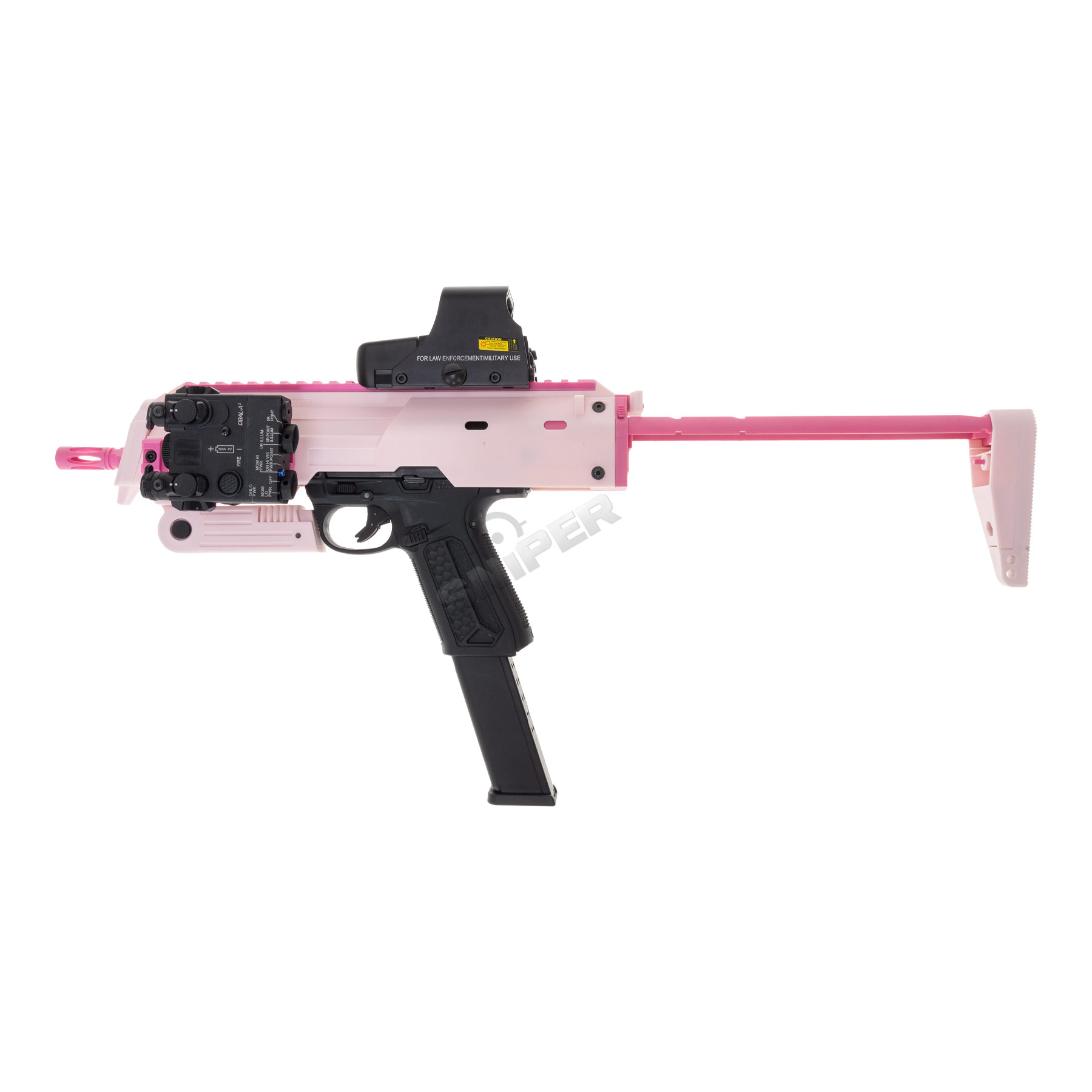 Prep my Airsoft - Action Army AAP 01 Assassin GBB Softair Pistole, Black/Pink